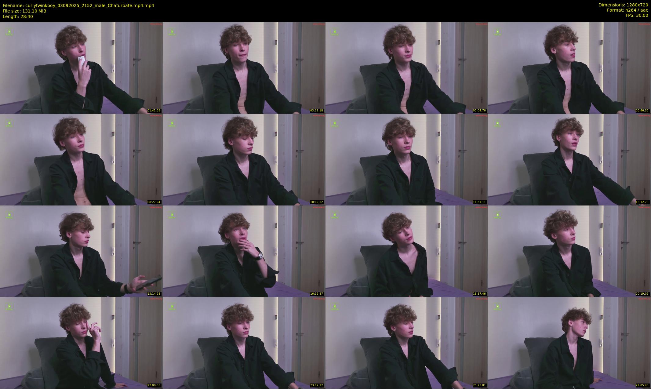 curlytwinkboy — 29 minute Chaturbate male cam show recording, 720p, Sep 3, 2025