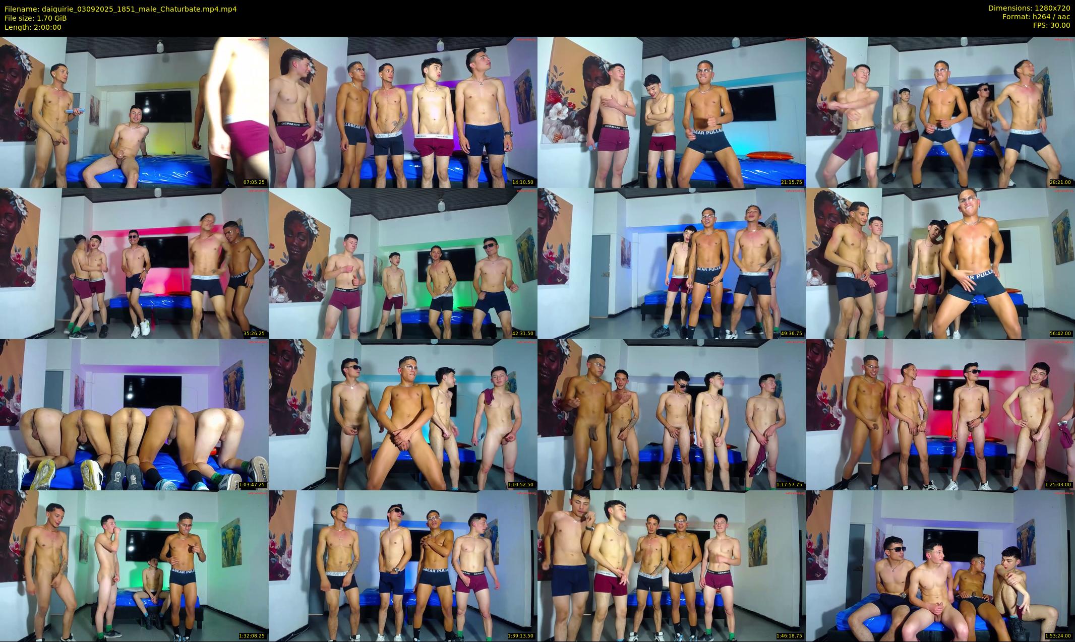 daiquirie — 120 minute Chaturbate male cam show recording, 720p, Sep 3, 2025