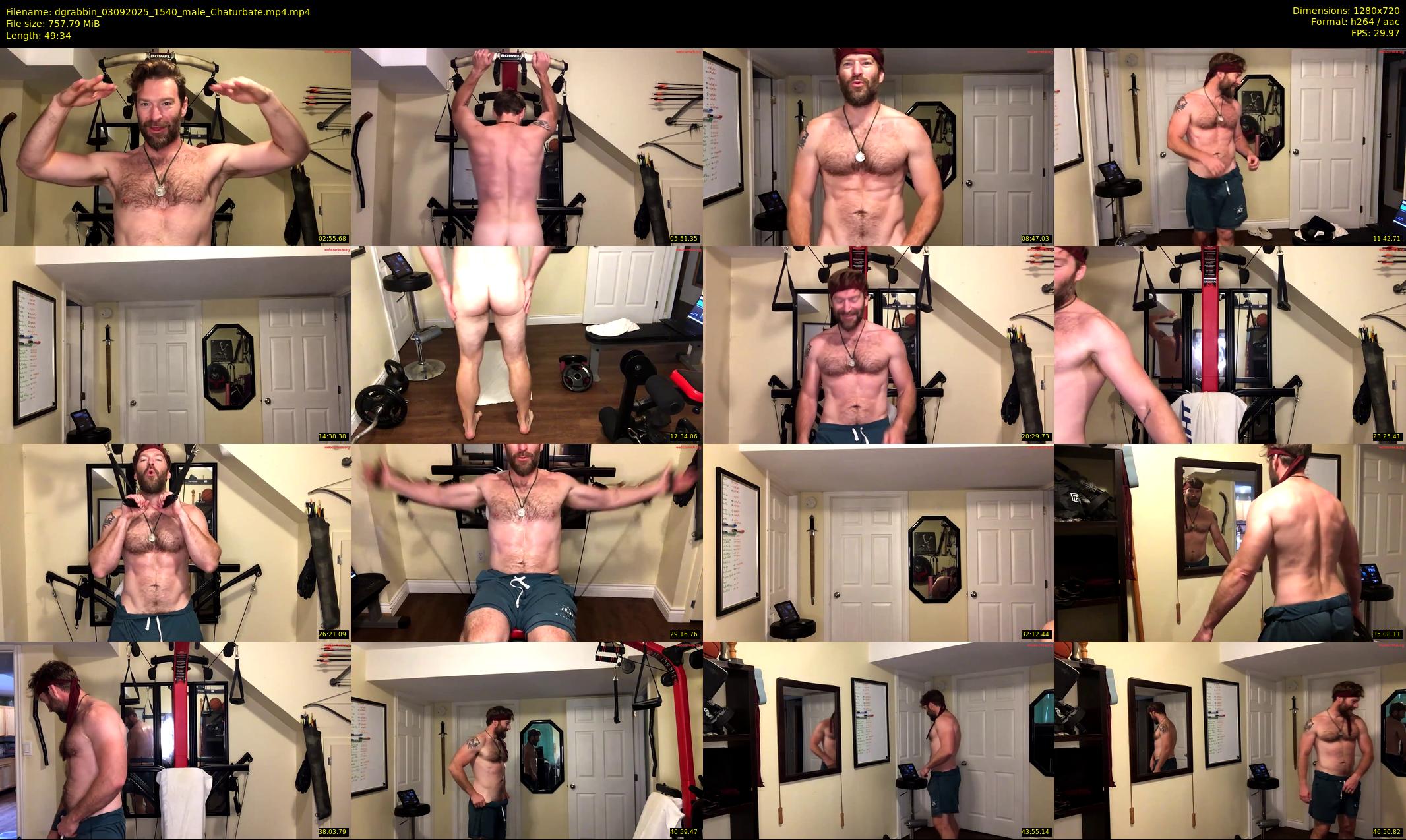 dgrabbin — 50 minute Chaturbate male cam show recording, 720p, Sep 3, 2025