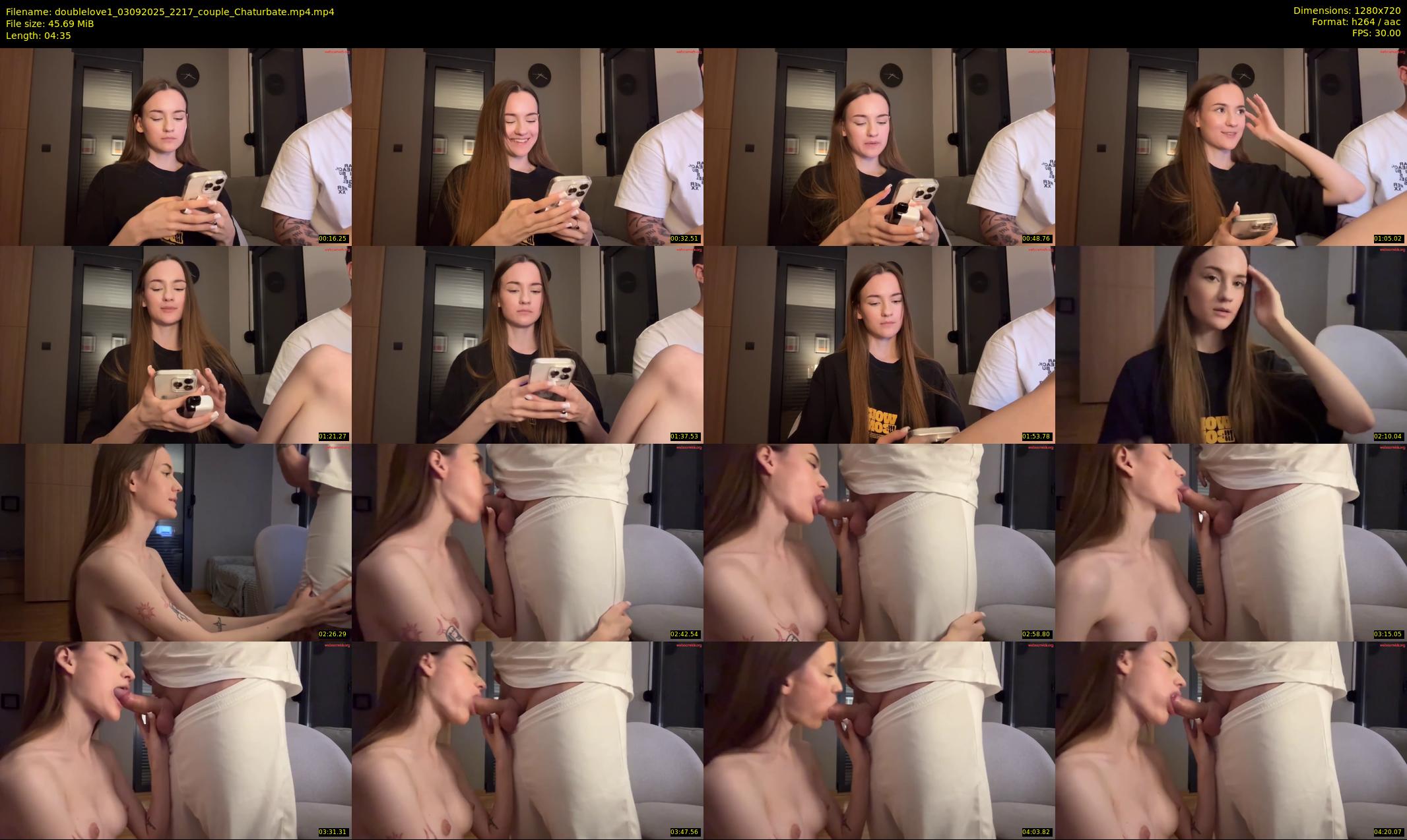 doublelove1 — 5 minute Chaturbate couple cam show recording, 720p, Sep 3, 2025