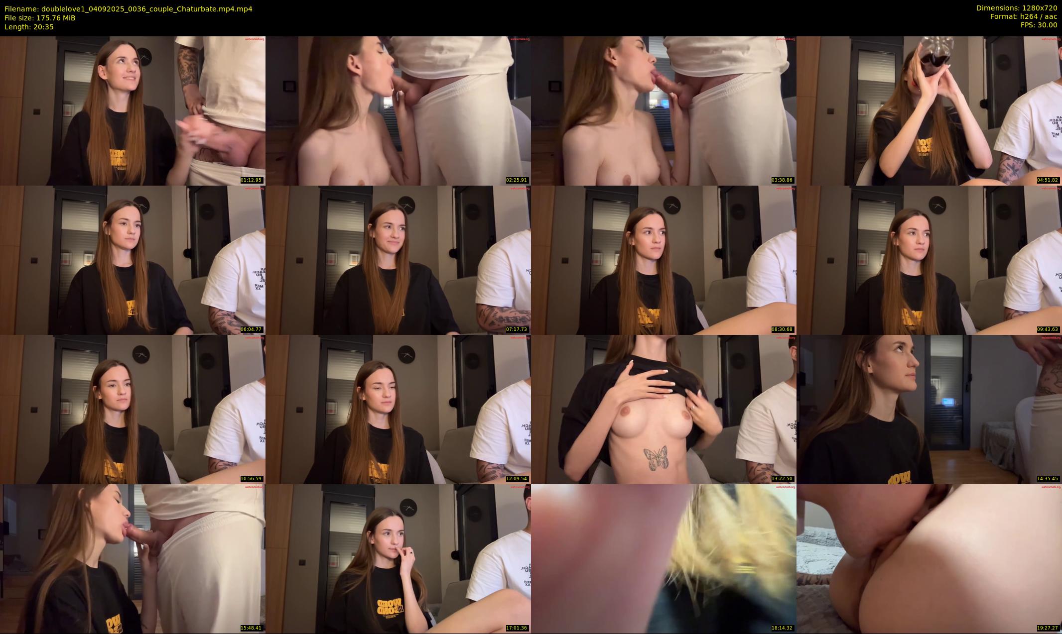 doublelove1 — 21 minute Chaturbate couple cam show recording, 720p, Sep 4, 2025