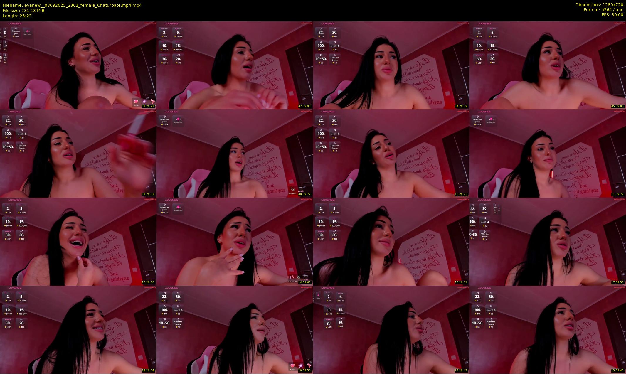 evanew_ — 26 minute Chaturbate female cam show recording, 720p, Sep 3, 2025