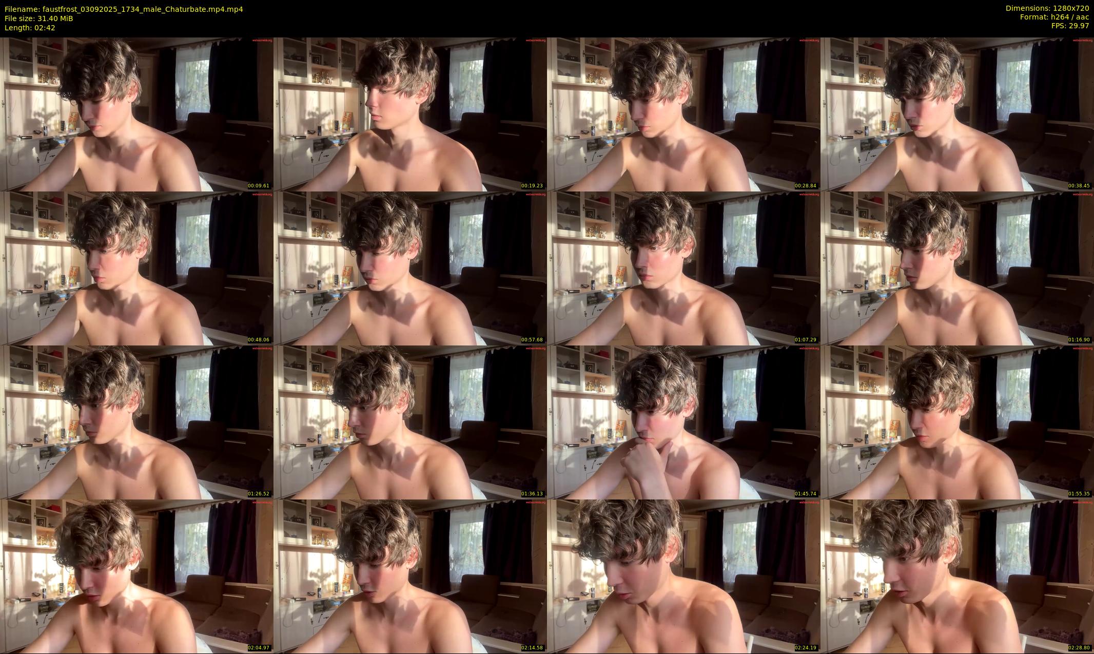 faustfrost — 3 minute Chaturbate male cam show recording, 720p, Sep 3, 2025