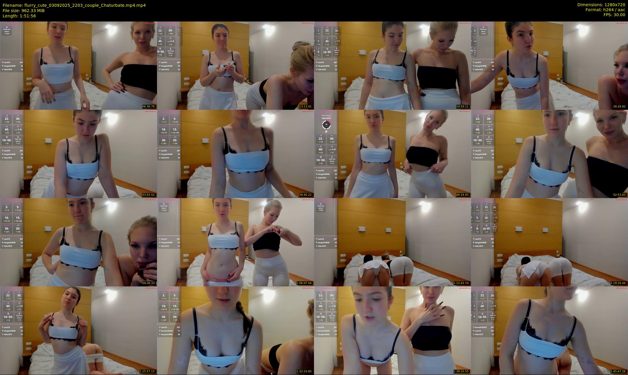 flurry_cute — 112 minute Chaturbate couple cam show recording, 720p, Sep 3, 2025