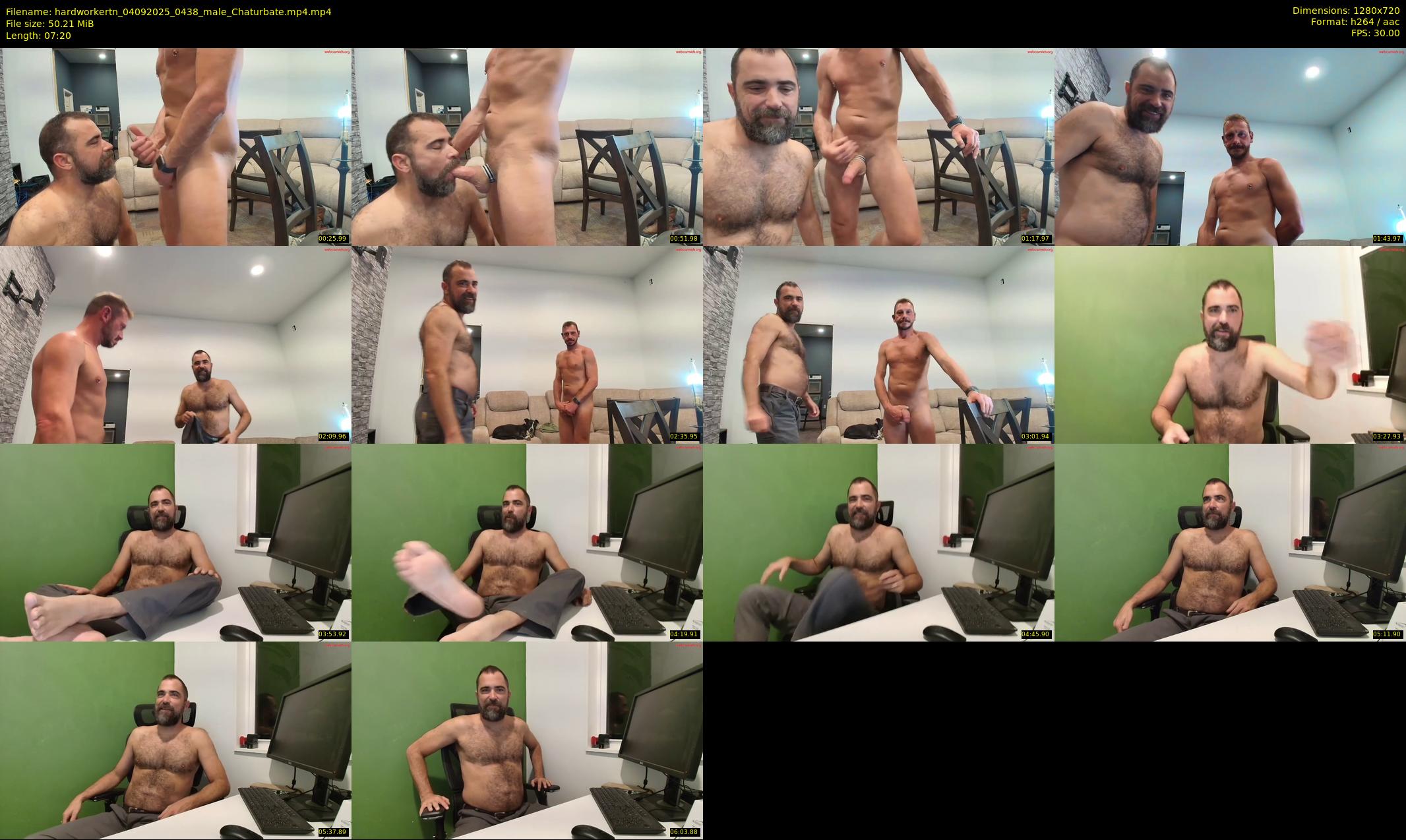 hardworkertn — 8 minute Chaturbate male cam show recording, 720p, Sep 4, 2025