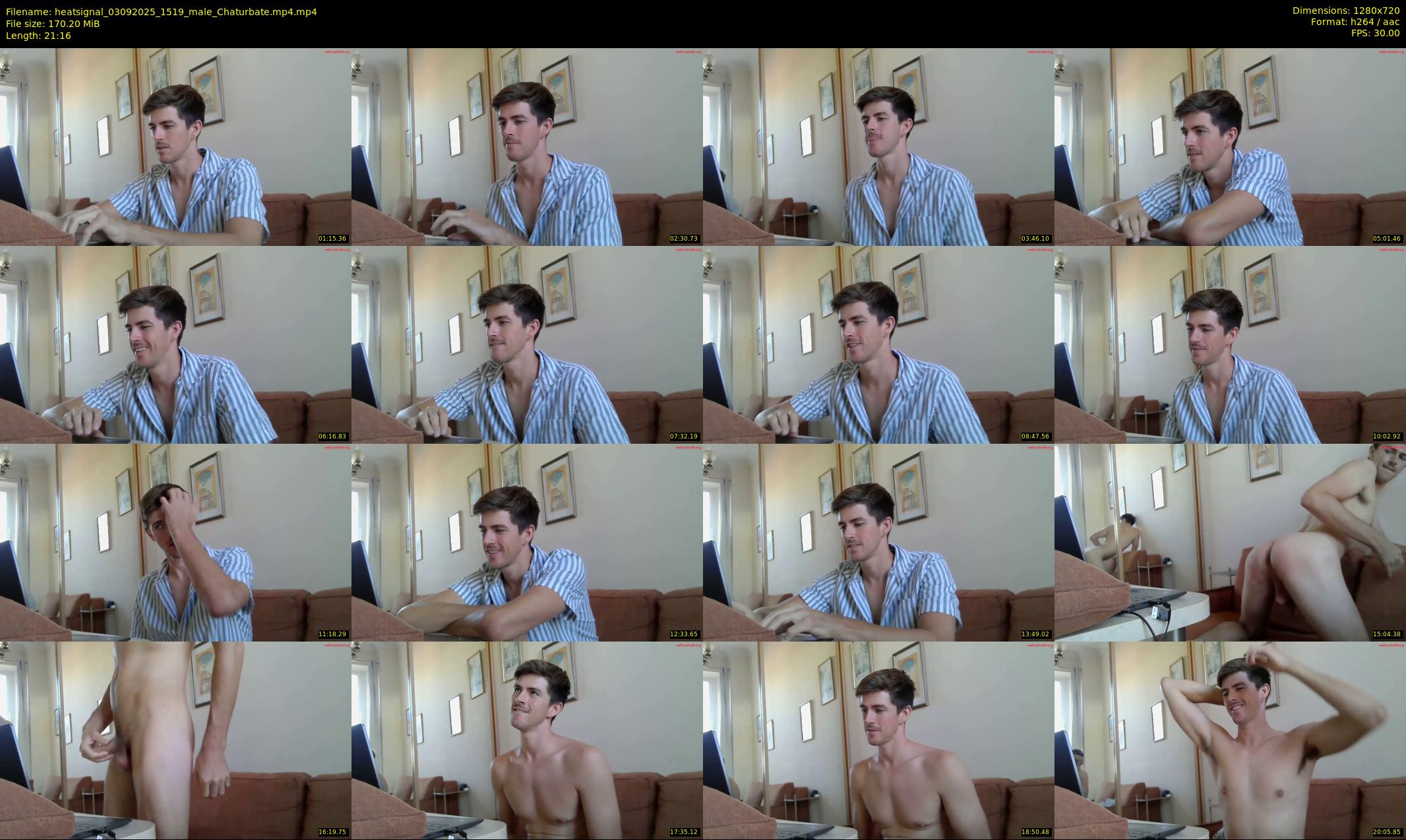 heatsignal — 22 minute Chaturbate male cam show recording, 720p, Sep 3, 2025