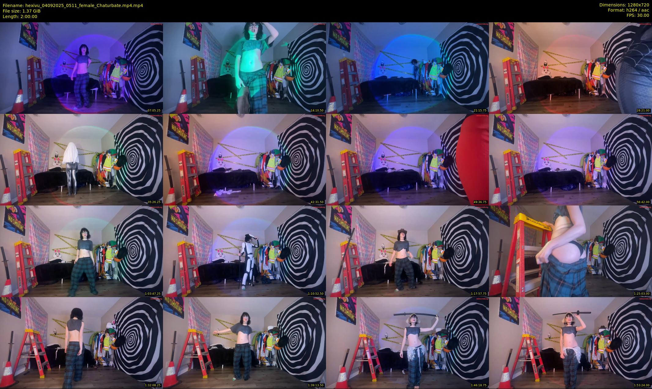 hexivu — 120 minute Chaturbate female cam show recording, 720p, Sep 4, 2025