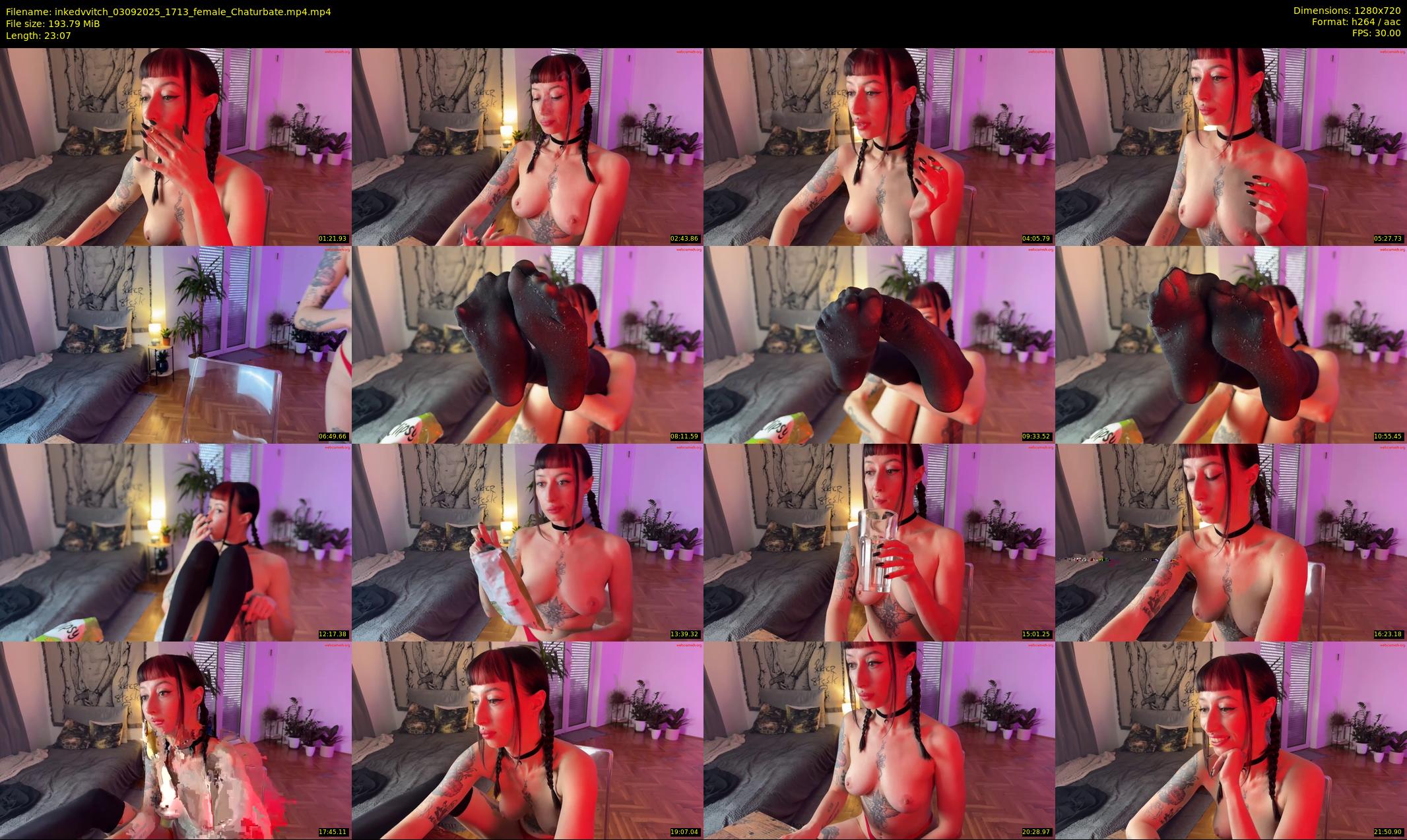 inkedvvitch — 24 minute Chaturbate female cam show recording, 720p, Sep 3, 2025