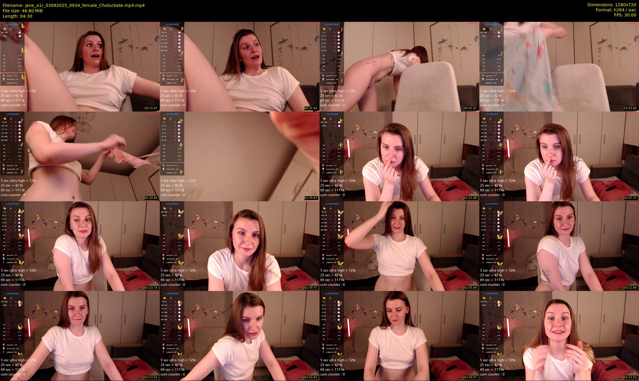 jane_a1r — 5 minute Chaturbate female cam show recording, 720p, Sep 3, 2025