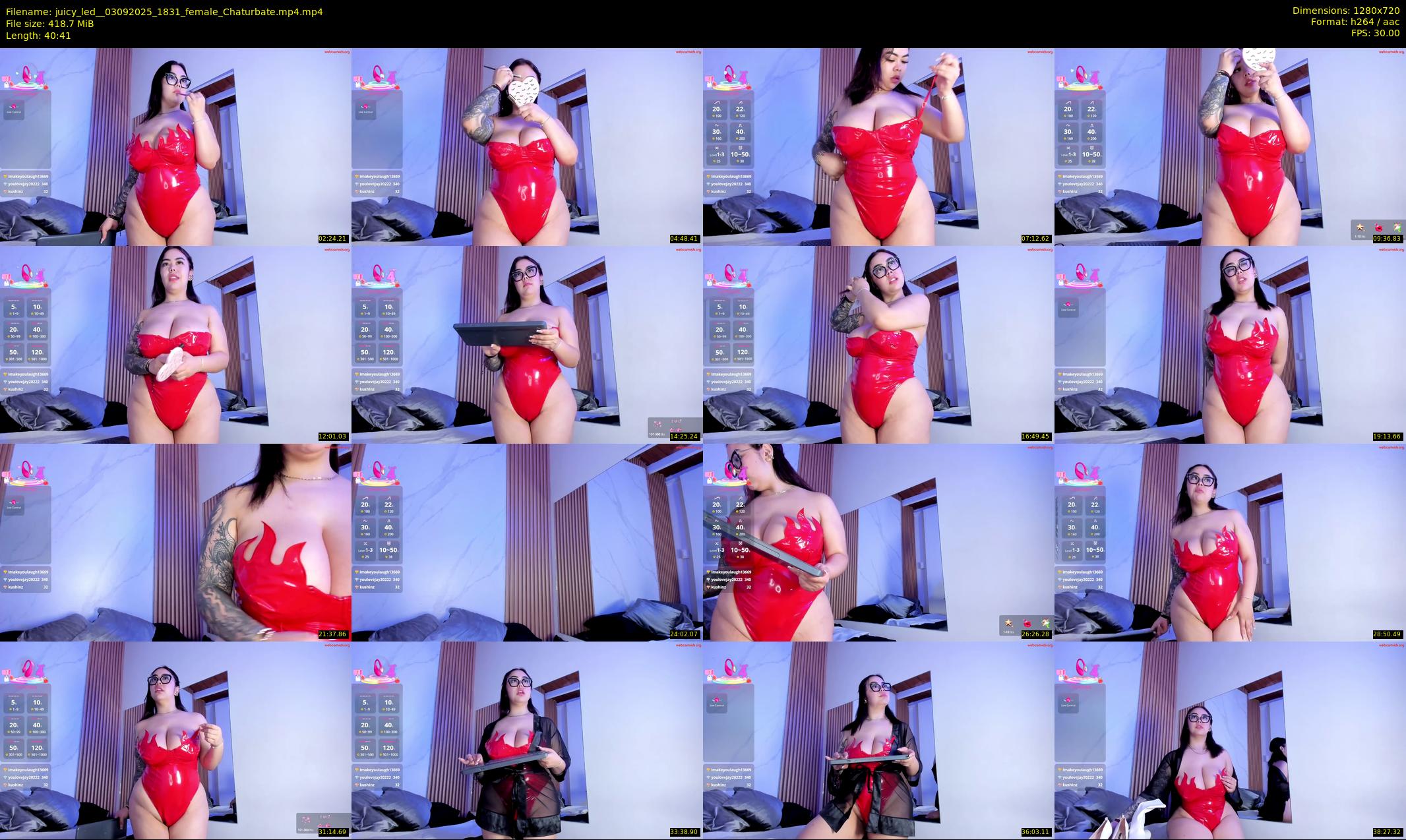juicy_led_ — 41 minute Chaturbate female cam show recording, 720p, Sep 3, 2025