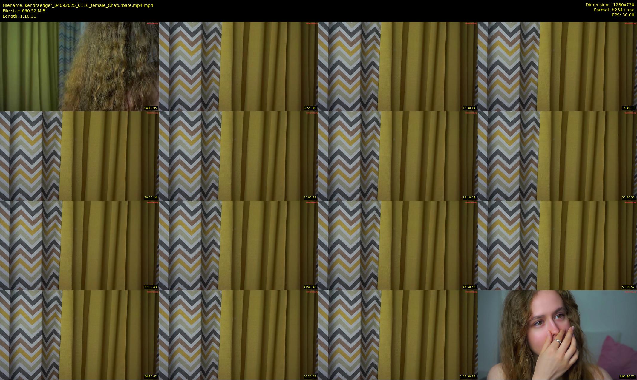 kendraedger — 71 minute Chaturbate female cam show recording, 720p, Sep 4, 2025