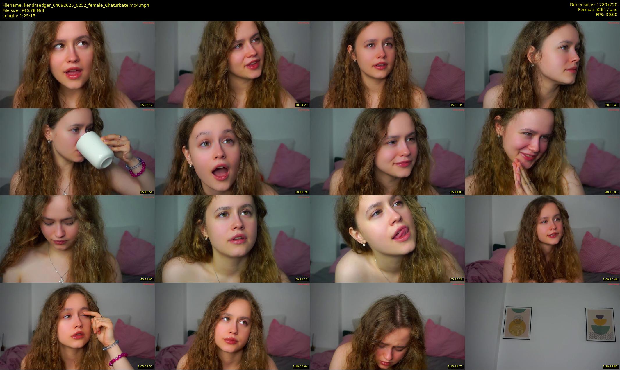 kendraedger — 86 minute Chaturbate female cam show recording, 720p, Sep 4, 2025