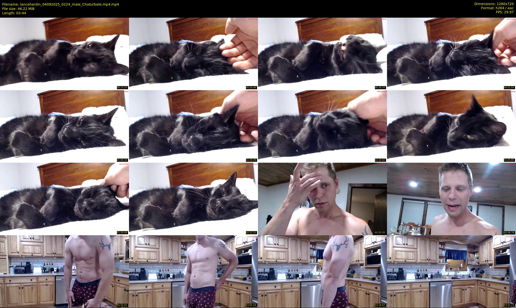 lancehardin — 4 minute Chaturbate male cam show recording, 720p, Sep 4, 2025