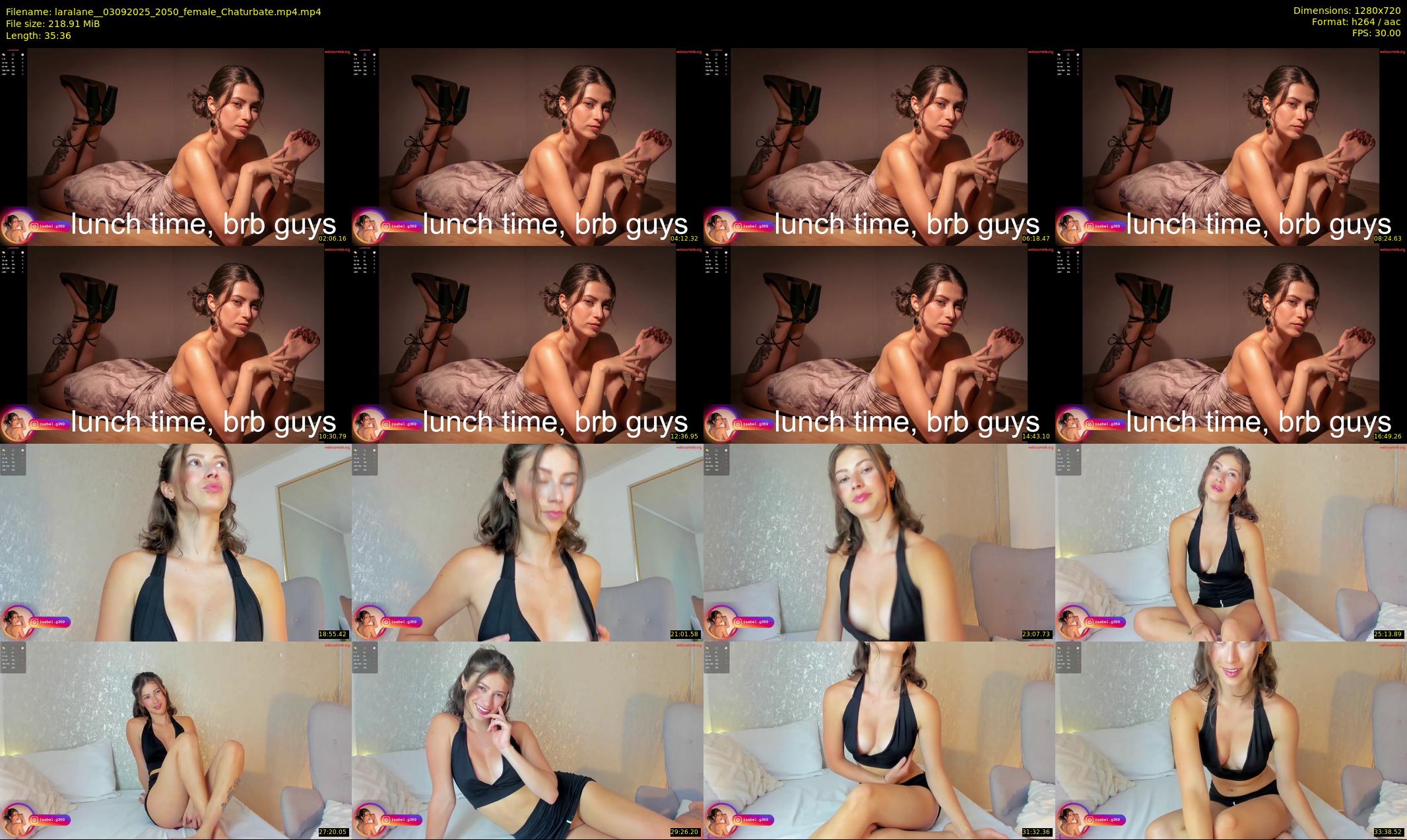 laralane_ — 36 minute Chaturbate female cam show recording, 720p, Sep 3, 2025