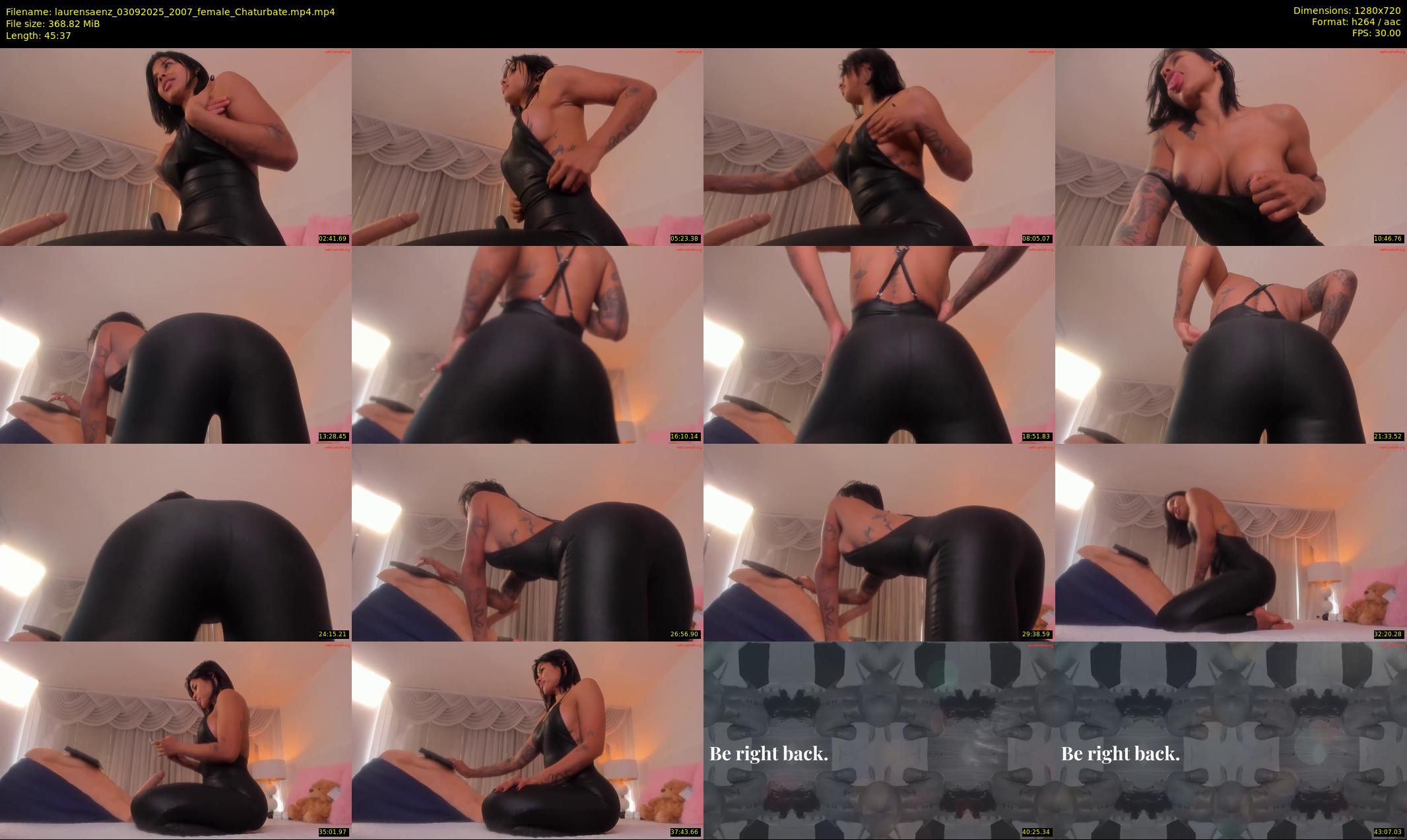 laurensaenz — 46 minute Chaturbate female cam show recording, 720p, Sep 3, 2025