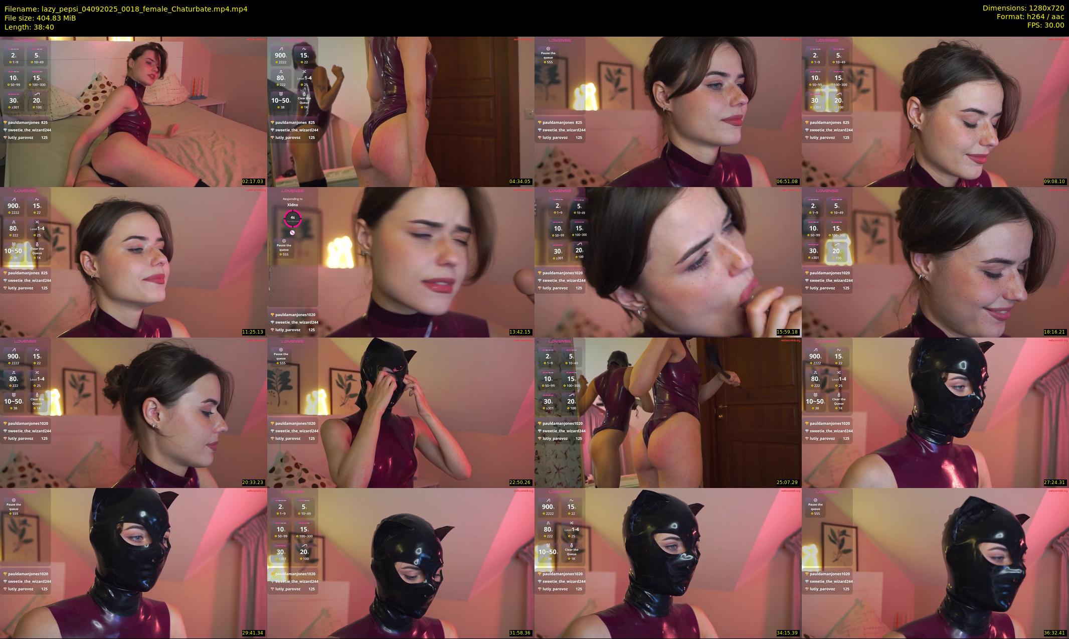 lazy_pepsi — 39 minute Chaturbate female cam show recording, 720p, Sep 4, 2025