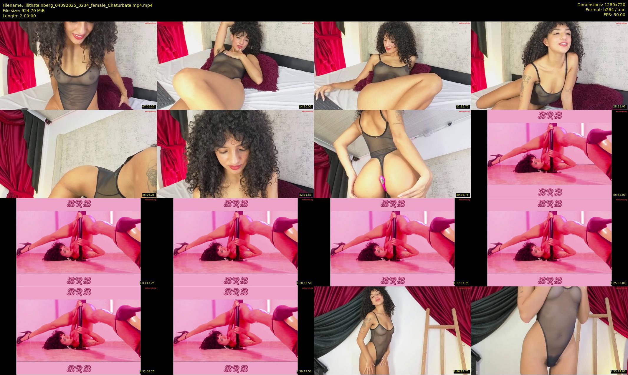 lilithsteinberg — 120 minute Chaturbate female cam show recording, 720p, Sep 4, 2025