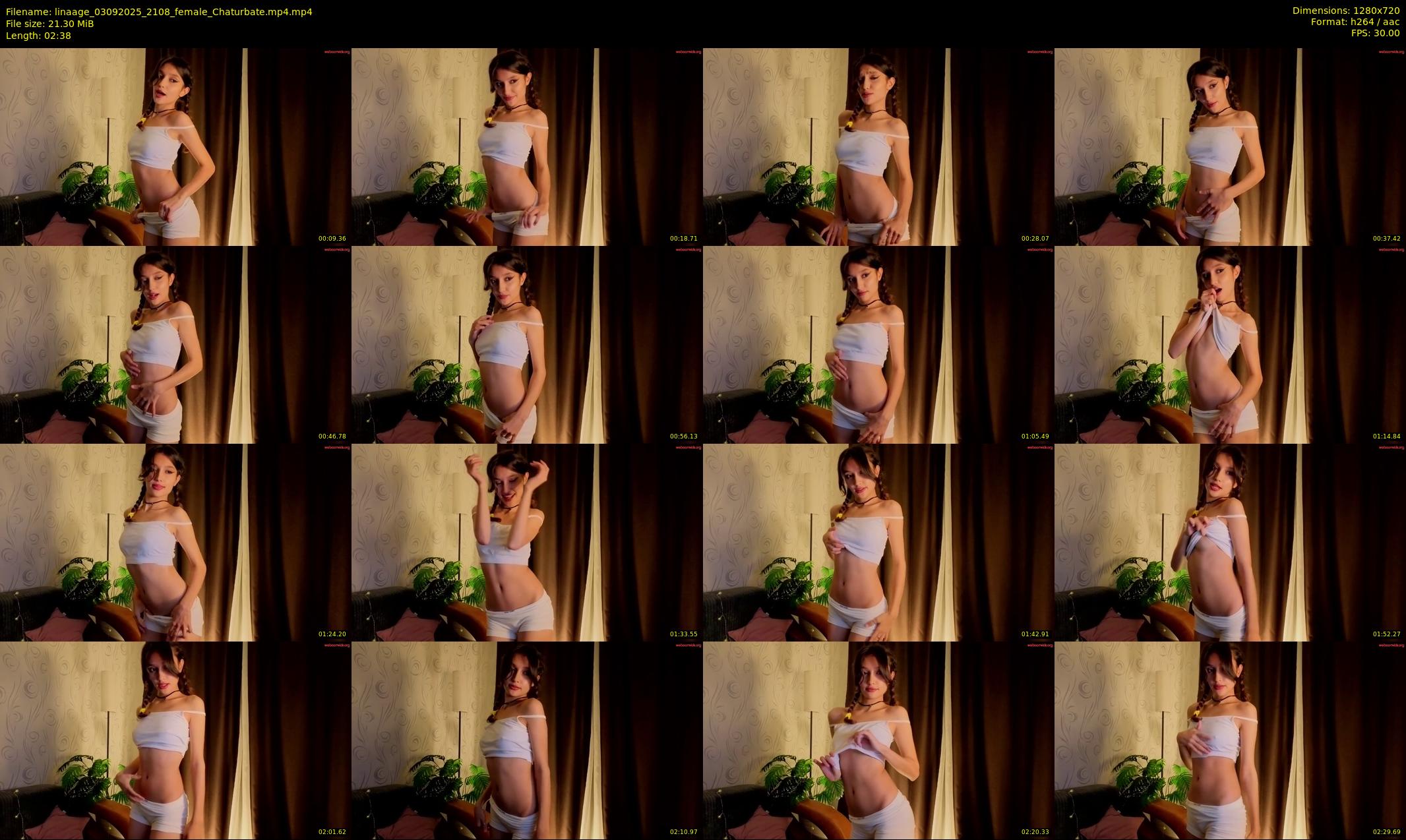 linaage — 3 minute Chaturbate female cam show recording, 720p, Sep 3, 2025