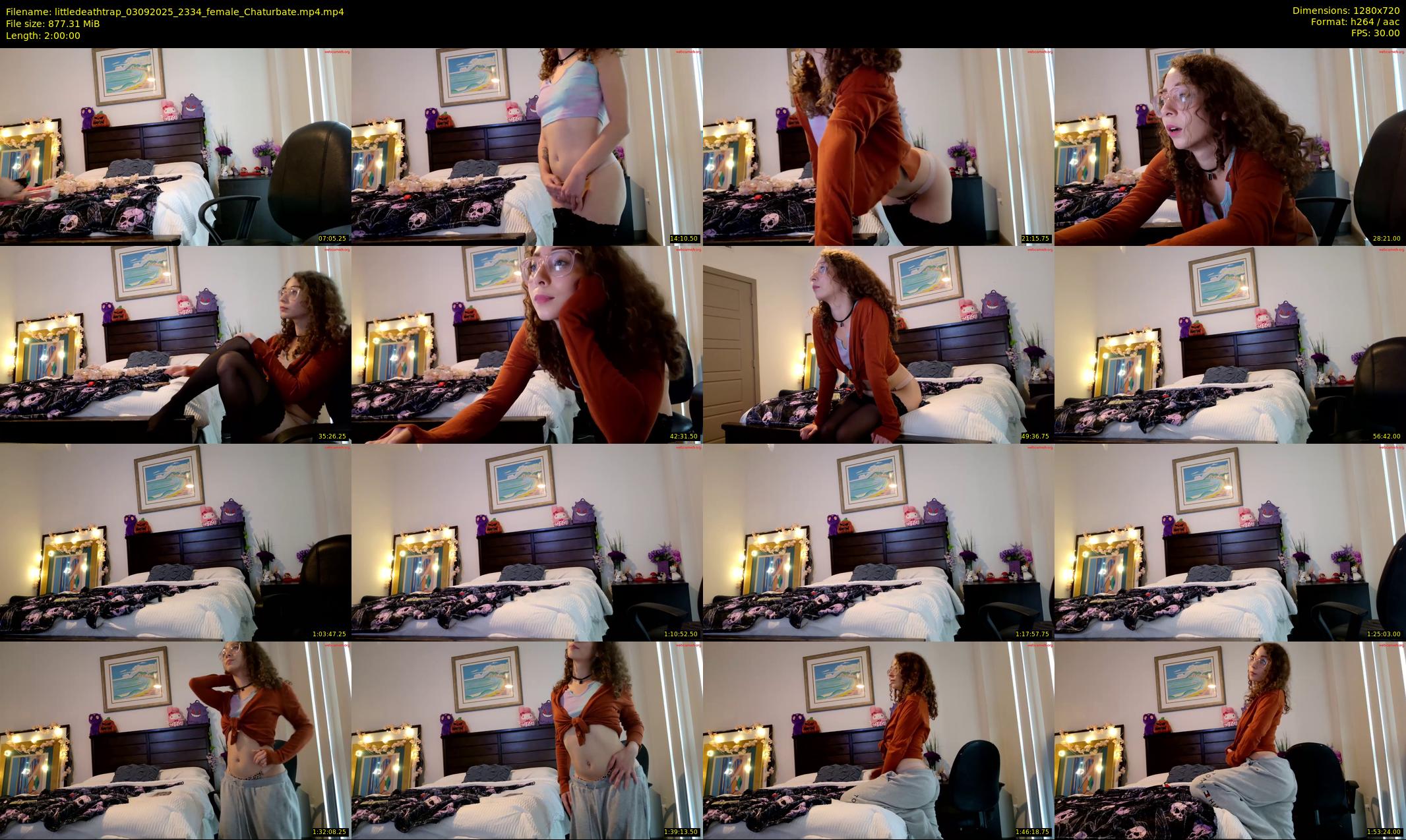 littledeathtrap — 120 minute Chaturbate female cam show recording, 720p, Sep 3, 2025