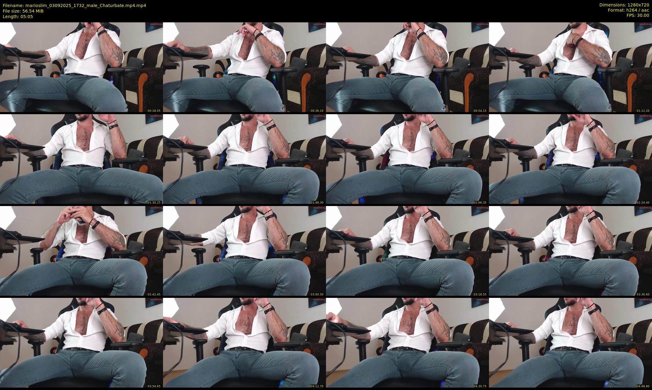 marioslim — 6 minute Chaturbate male cam show recording, 720p, Sep 3, 2025