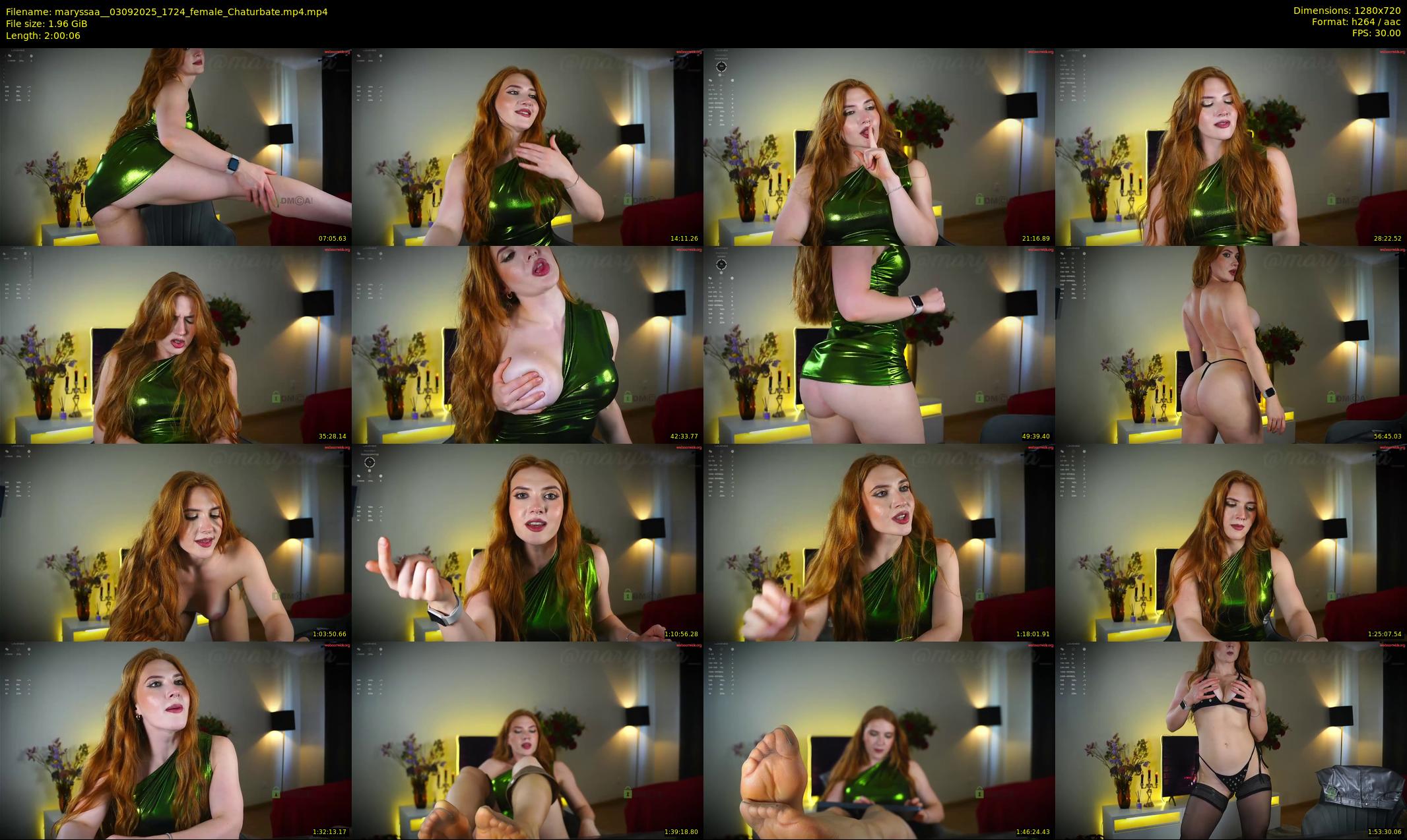 maryssaa_ — 121 minute Chaturbate female cam show recording, 720p, Sep 3, 2025