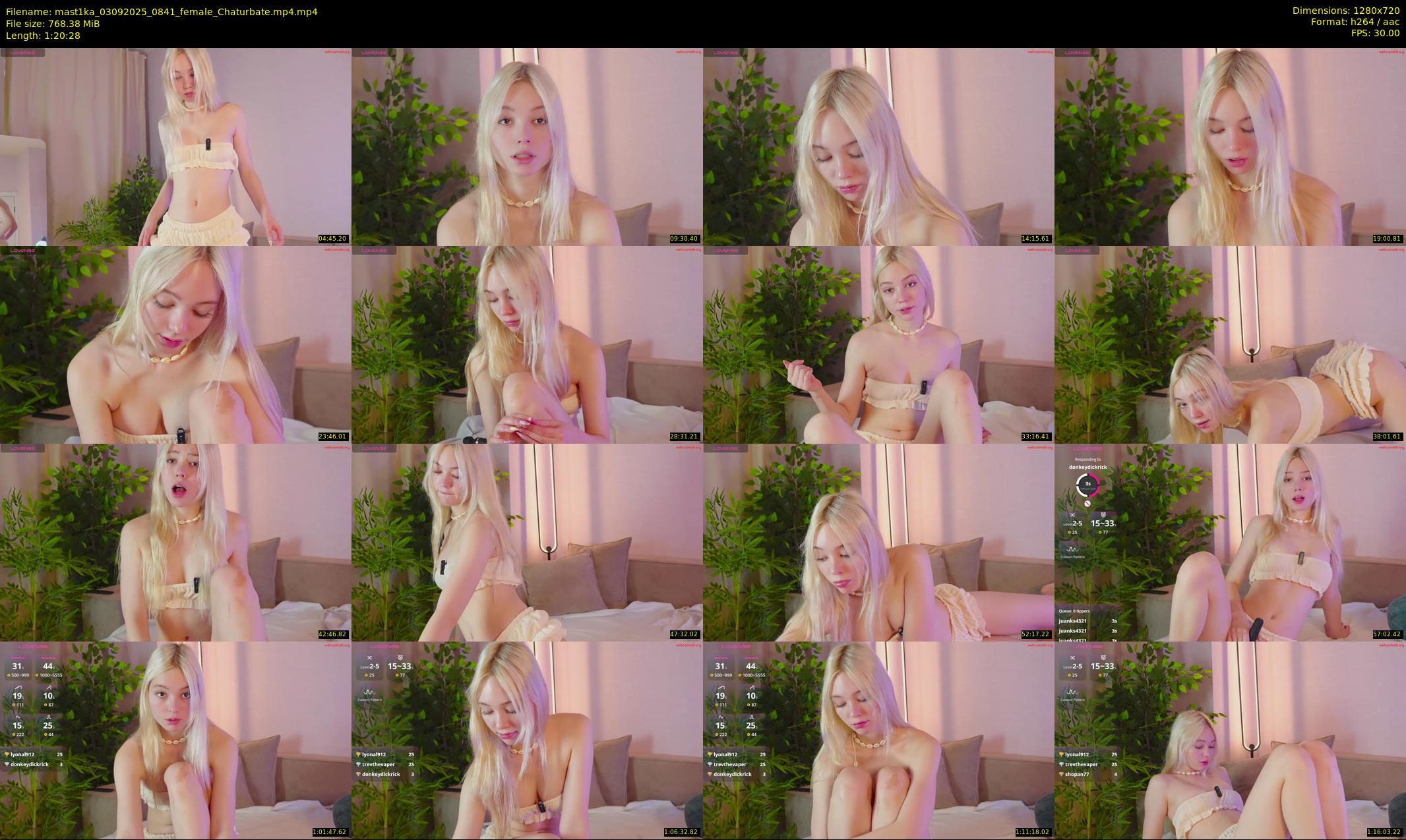 mast1ka — 81 minute Chaturbate female cam show recording, 720p, Sep 3, 2025