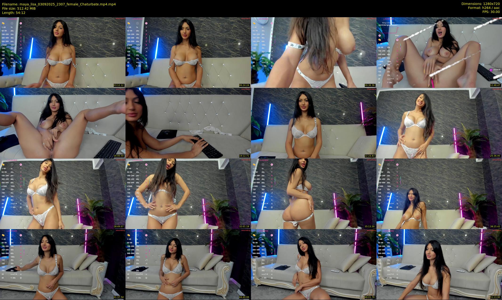 maya_lisa — 55 minute Chaturbate female cam show recording, 720p, Sep 3, 2025