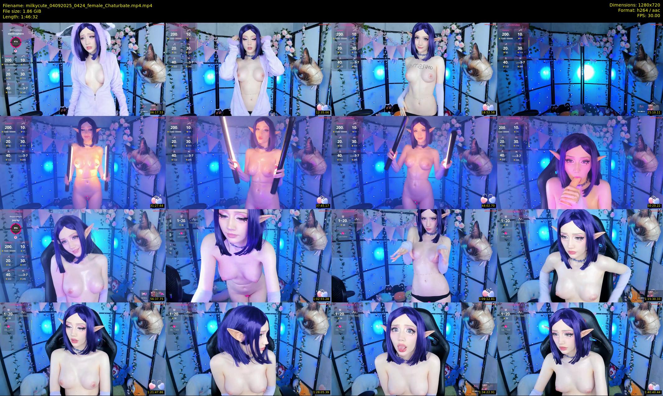 milkycute — 107 minute Chaturbate female cam show recording, 720p, Sep 4, 2025