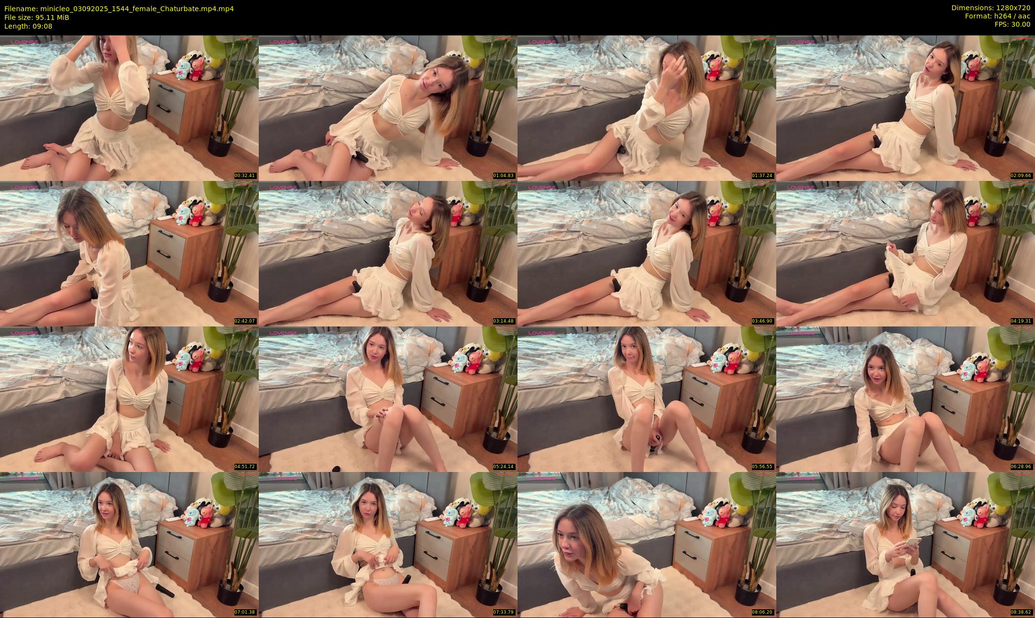 minicleo — 10 minute Chaturbate female cam show recording, 720p, Sep 3, 2025