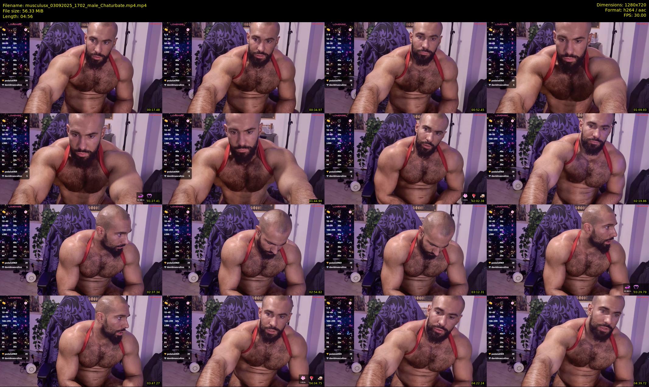 musculusx — 5 minute Chaturbate male cam show recording, 720p, Sep 3, 2025