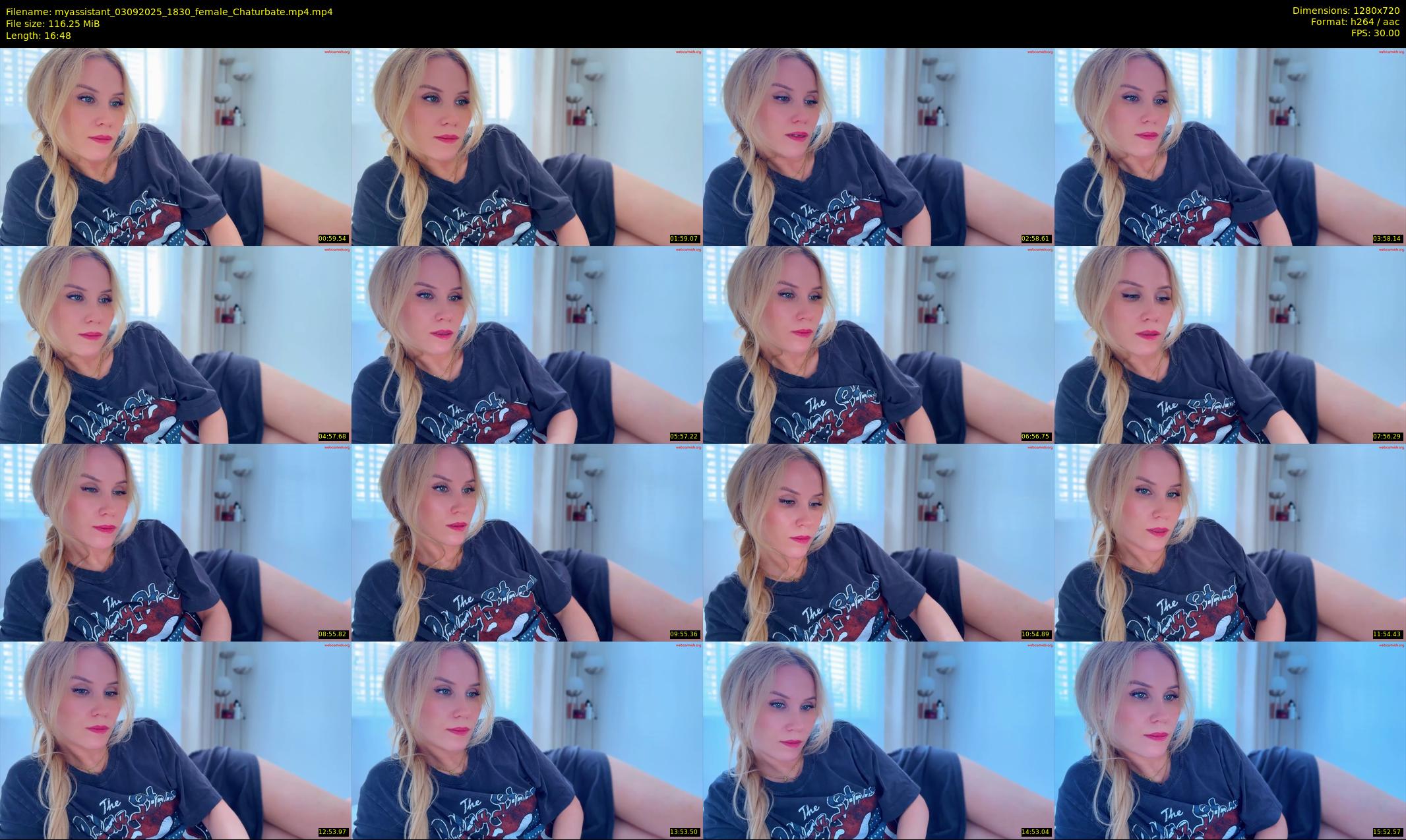 myassistant — 17 minute Chaturbate female cam show recording, 720p, Sep 3, 2025