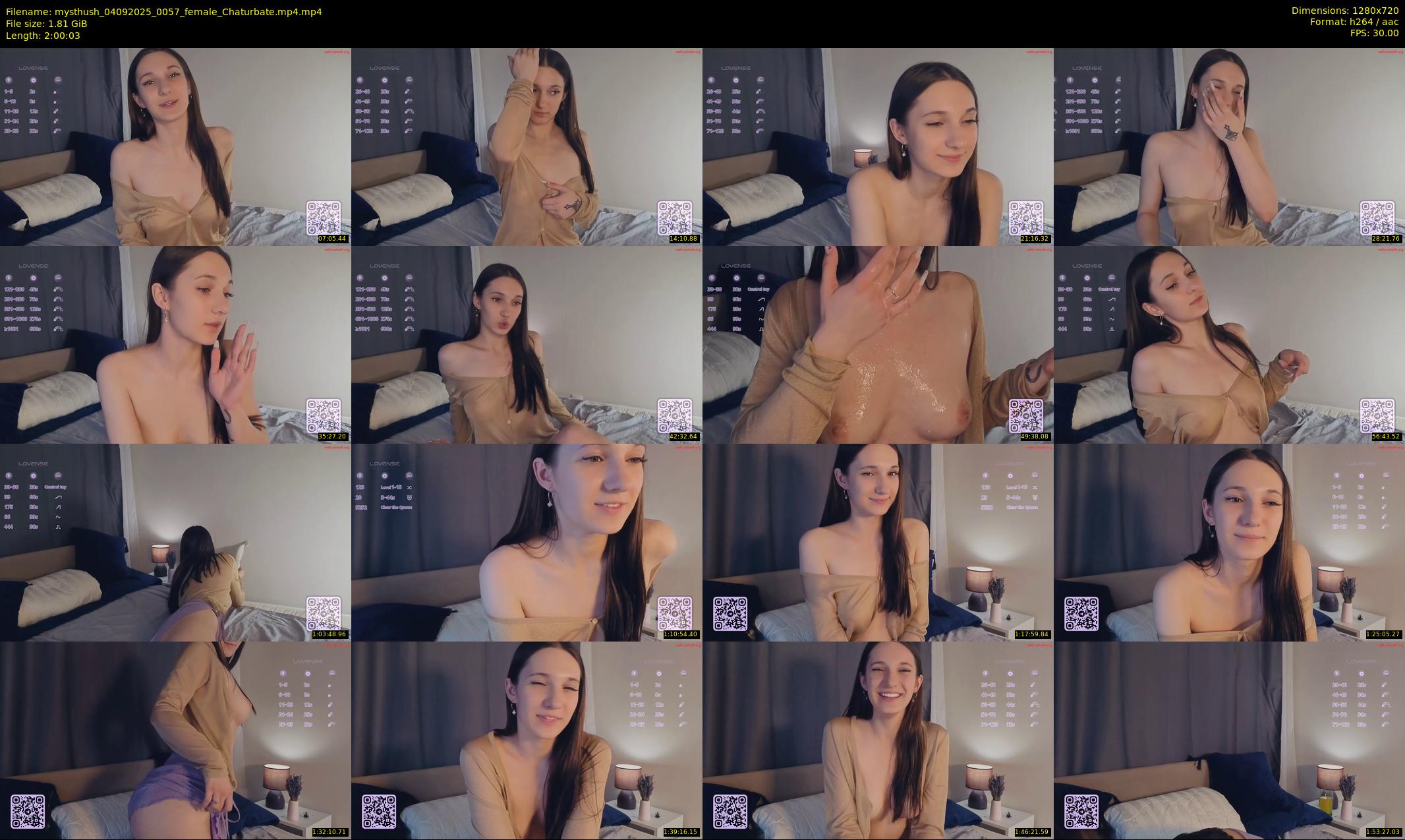 mysthush — 121 minute Chaturbate female cam show recording, 720p, Sep 4, 2025