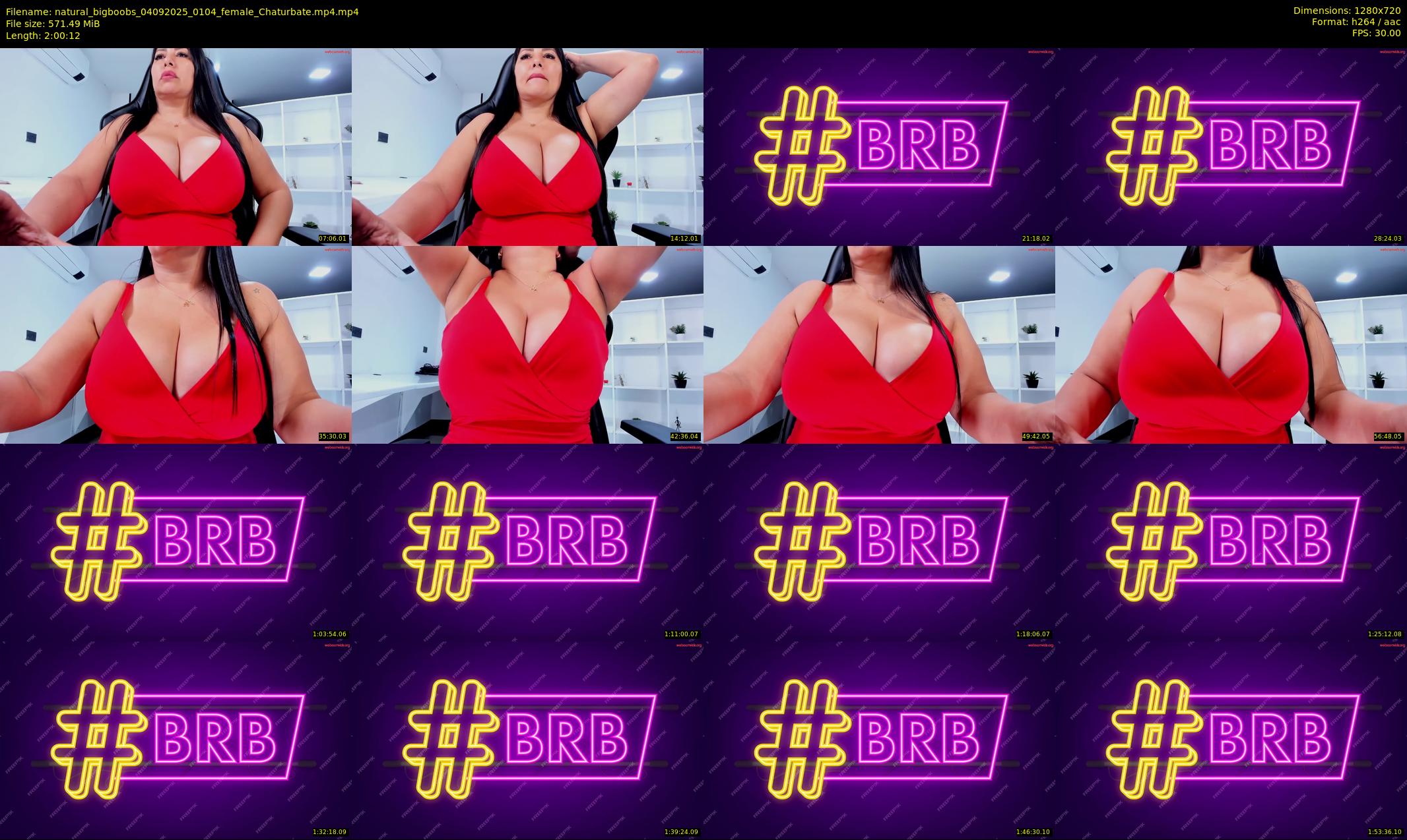 natural_bigboobs — 121 minute Chaturbate female cam show recording, 720p, Sep 4, 2025