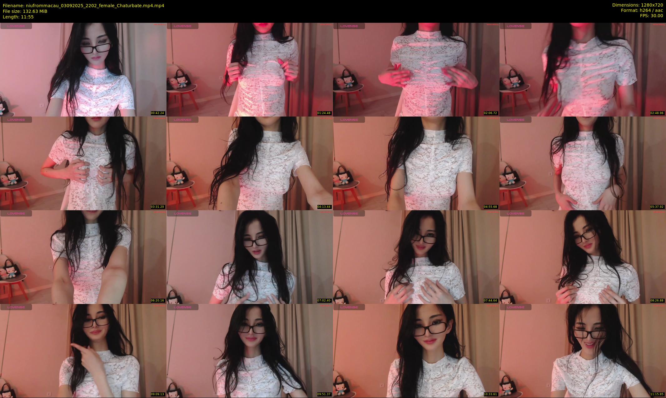 niufrommacau — 12 minute Chaturbate female cam show recording, 720p, Sep 3, 2025