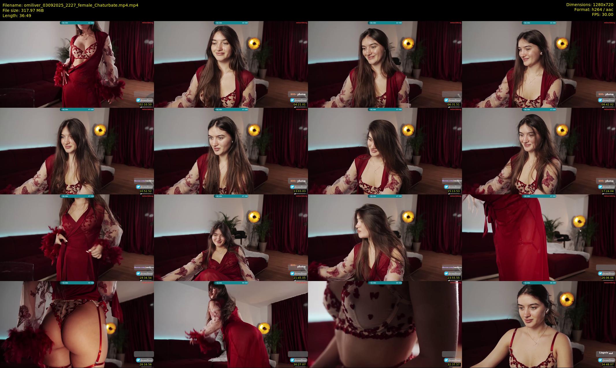 omiliver — 37 minute Chaturbate female cam show recording, 720p, Sep 3, 2025