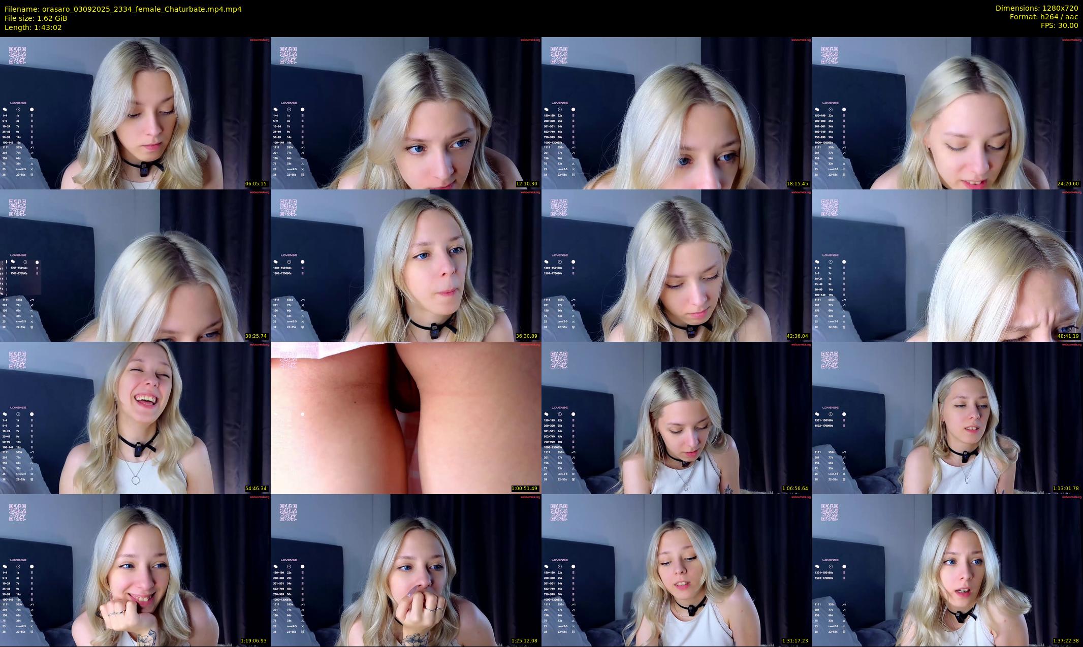 orasaro — 104 minute Chaturbate female cam show recording, 720p, Sep 3, 2025