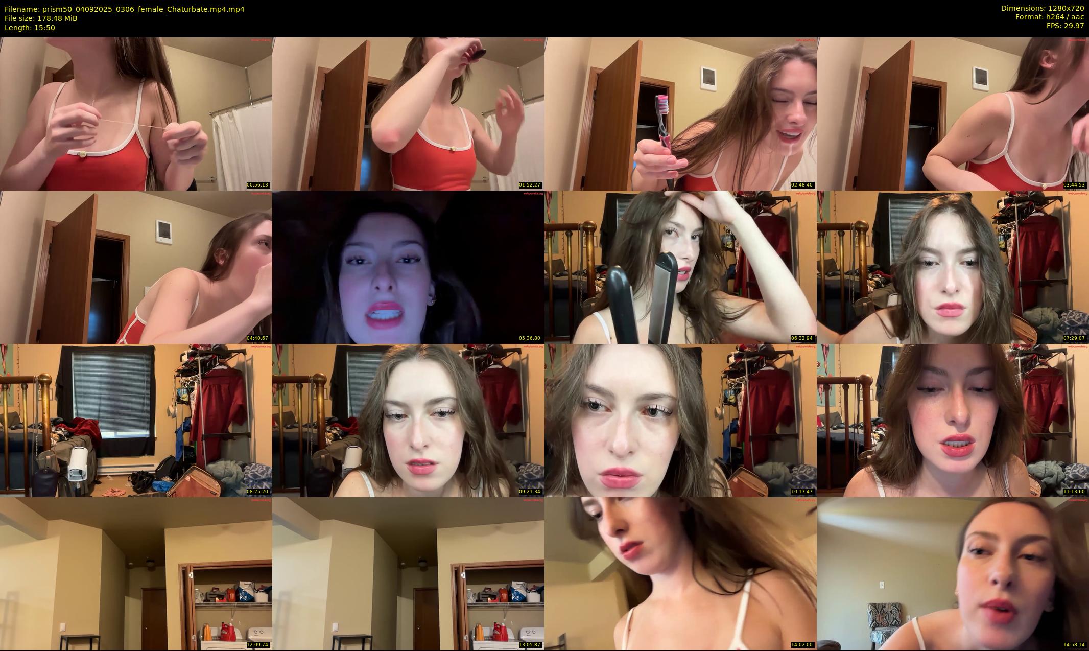 prism50 — 16 minute Chaturbate female cam show recording, 720p, Sep 4, 2025