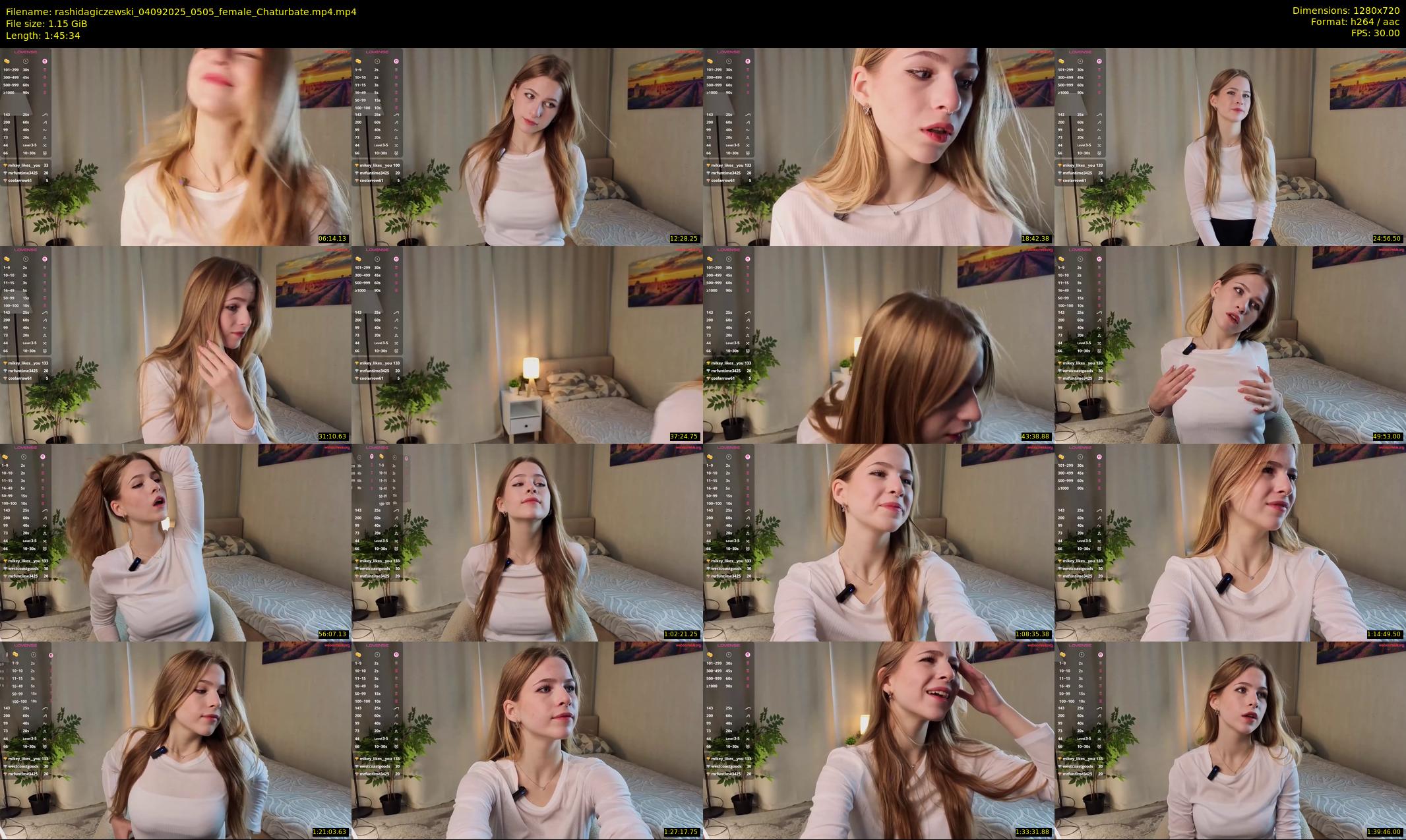 rashidagiczewski — 106 minute Chaturbate female cam show recording, 720p, Sep 4, 2025