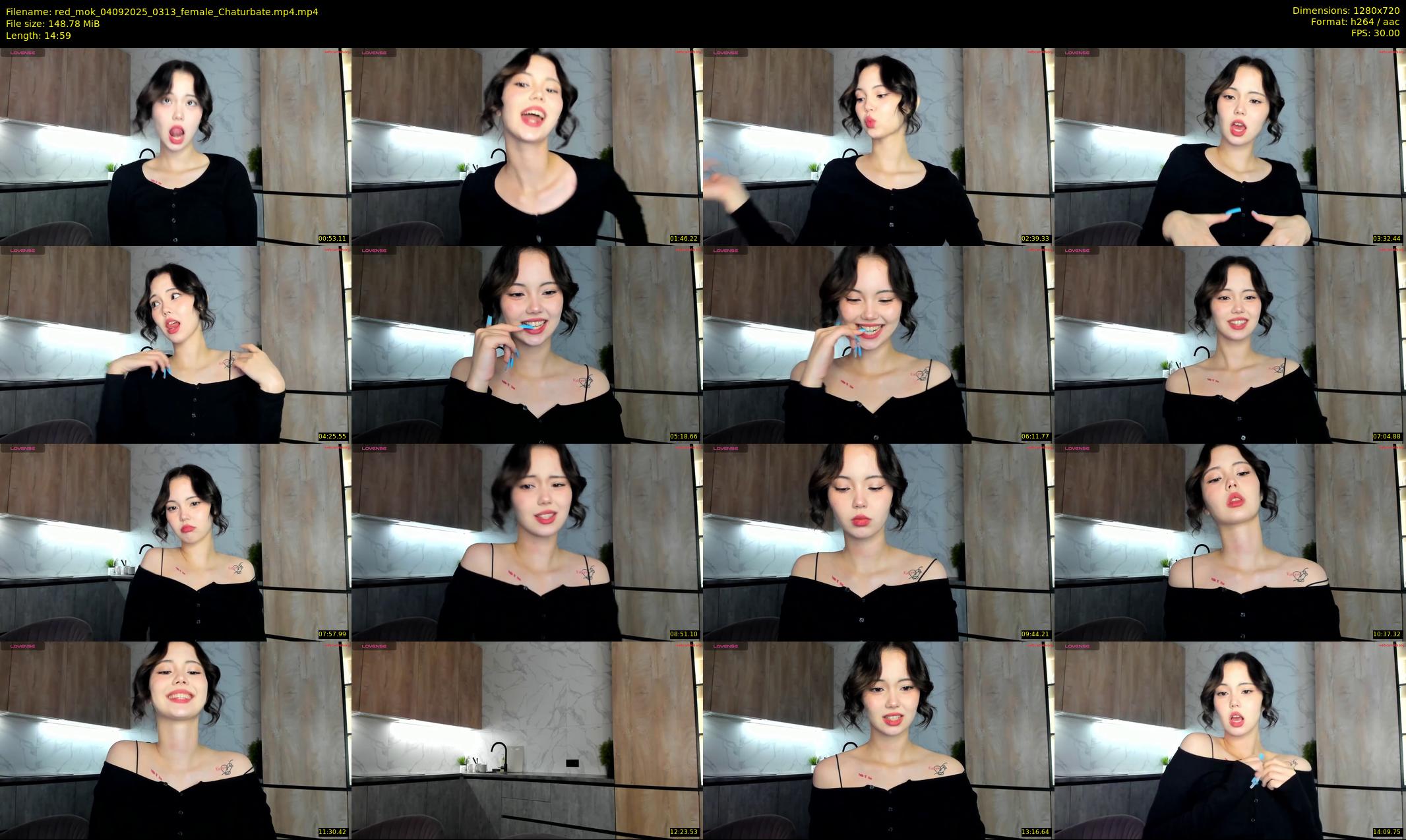red_mok — 15 minute Chaturbate female cam show recording, 720p, Sep 4, 2025