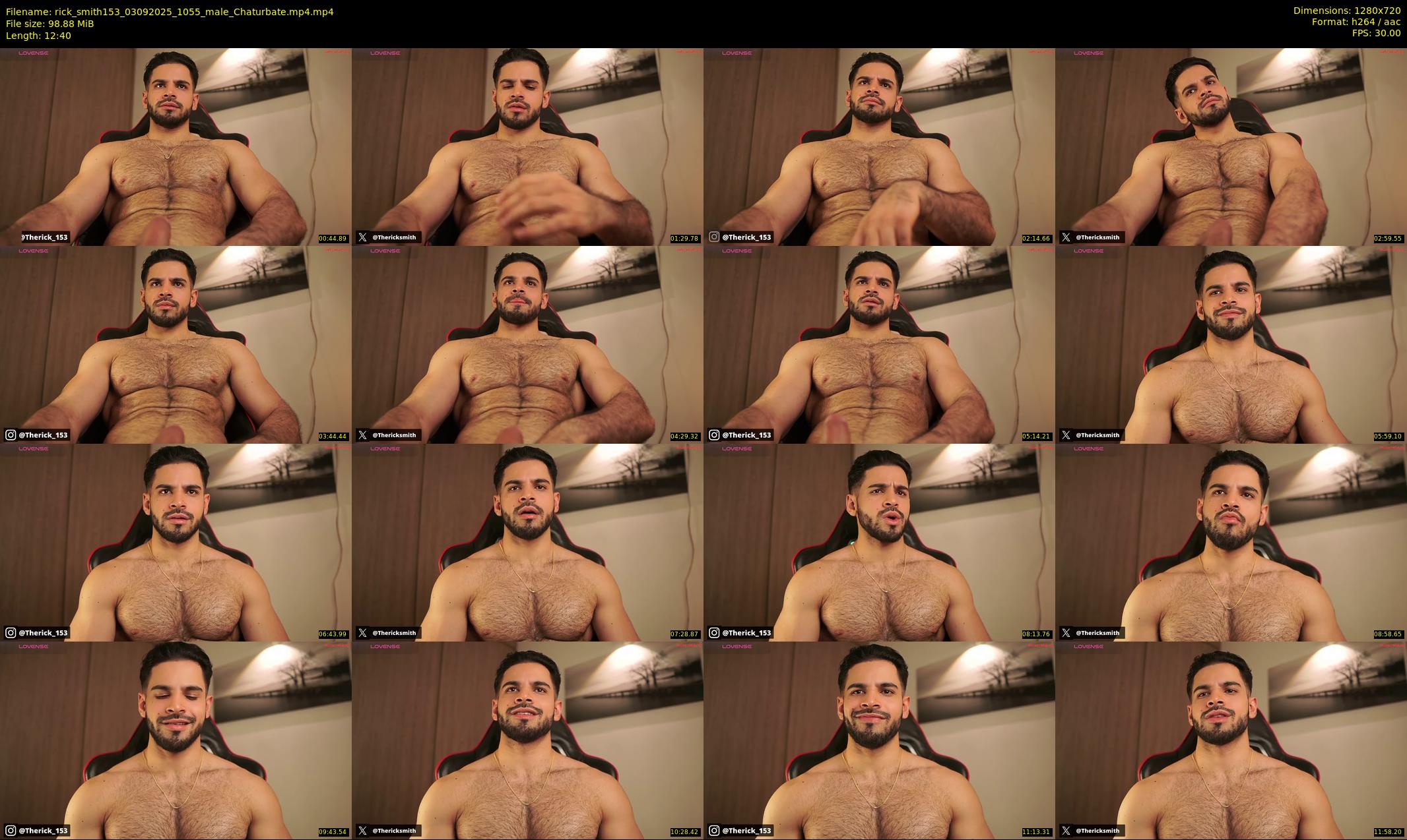 rick_smith153 — 13 minute Chaturbate male cam show recording, 720p, Sep 3, 2025