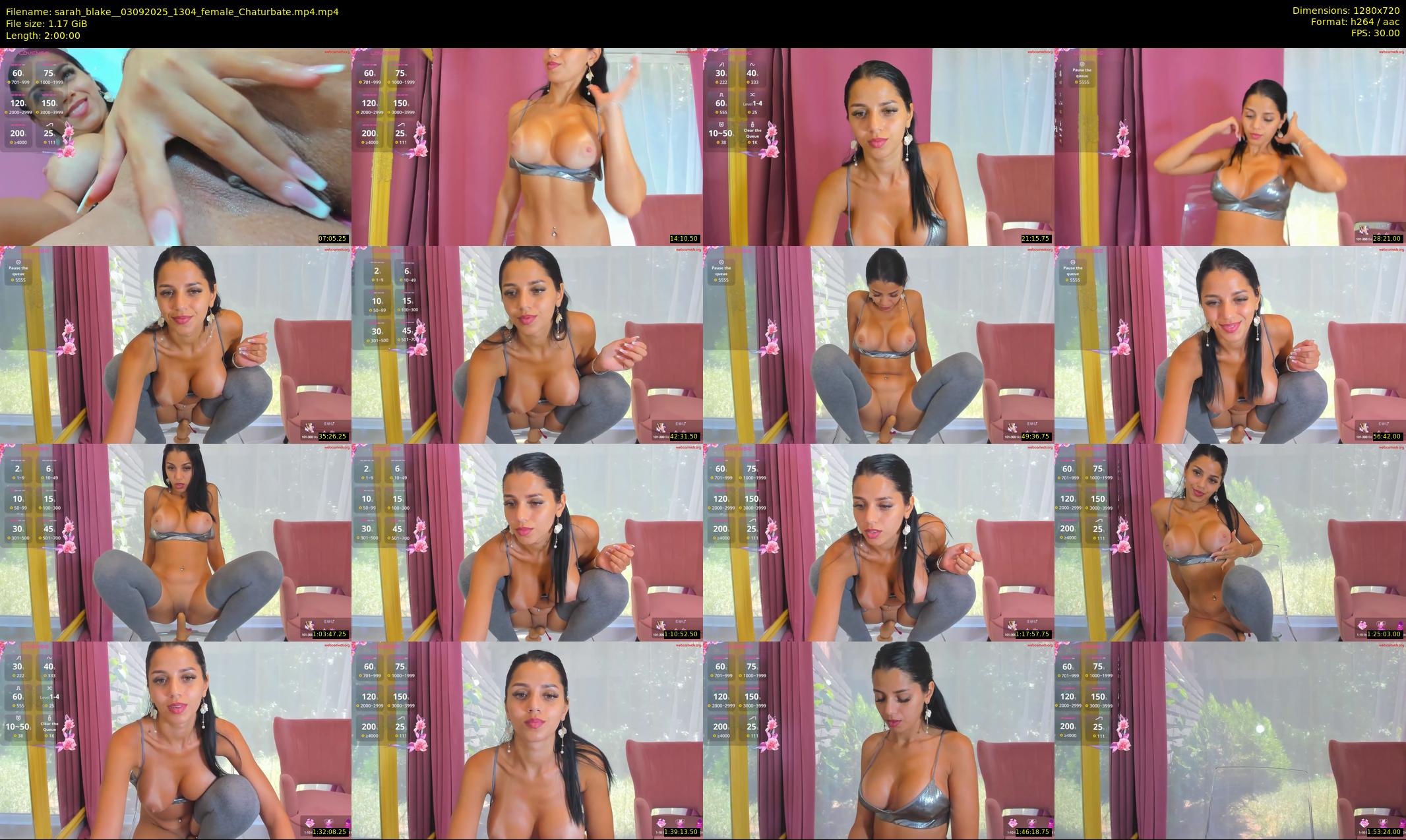 sarah_blake_ — 120 minute Chaturbate female cam show recording, 720p, Sep 3, 2025