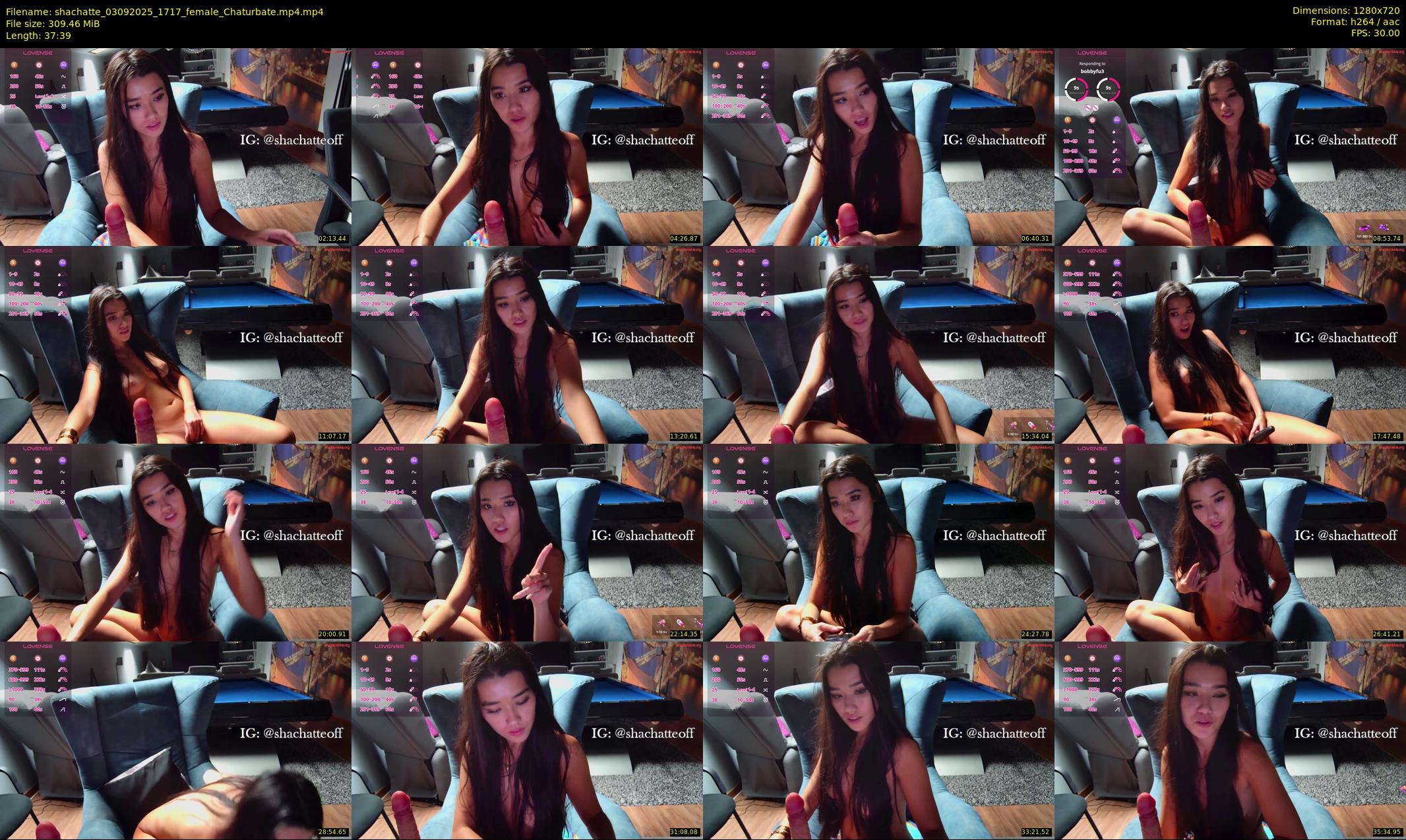 shachatte — 38 minute Chaturbate couple cam show recording, 720p, Sep 3, 2025