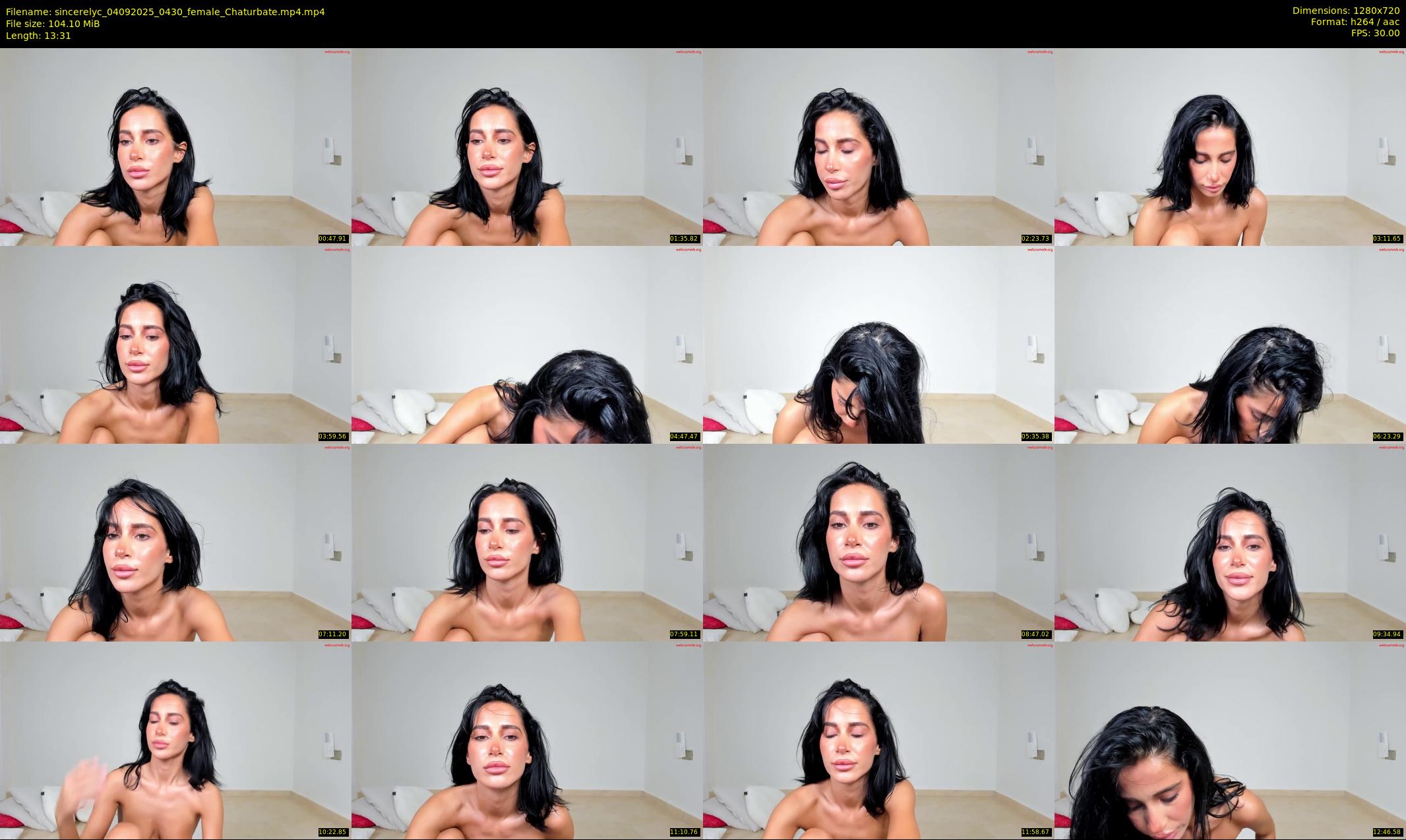 sincerelyc — 14 minute Chaturbate female cam show recording, 720p, Sep 4, 2025