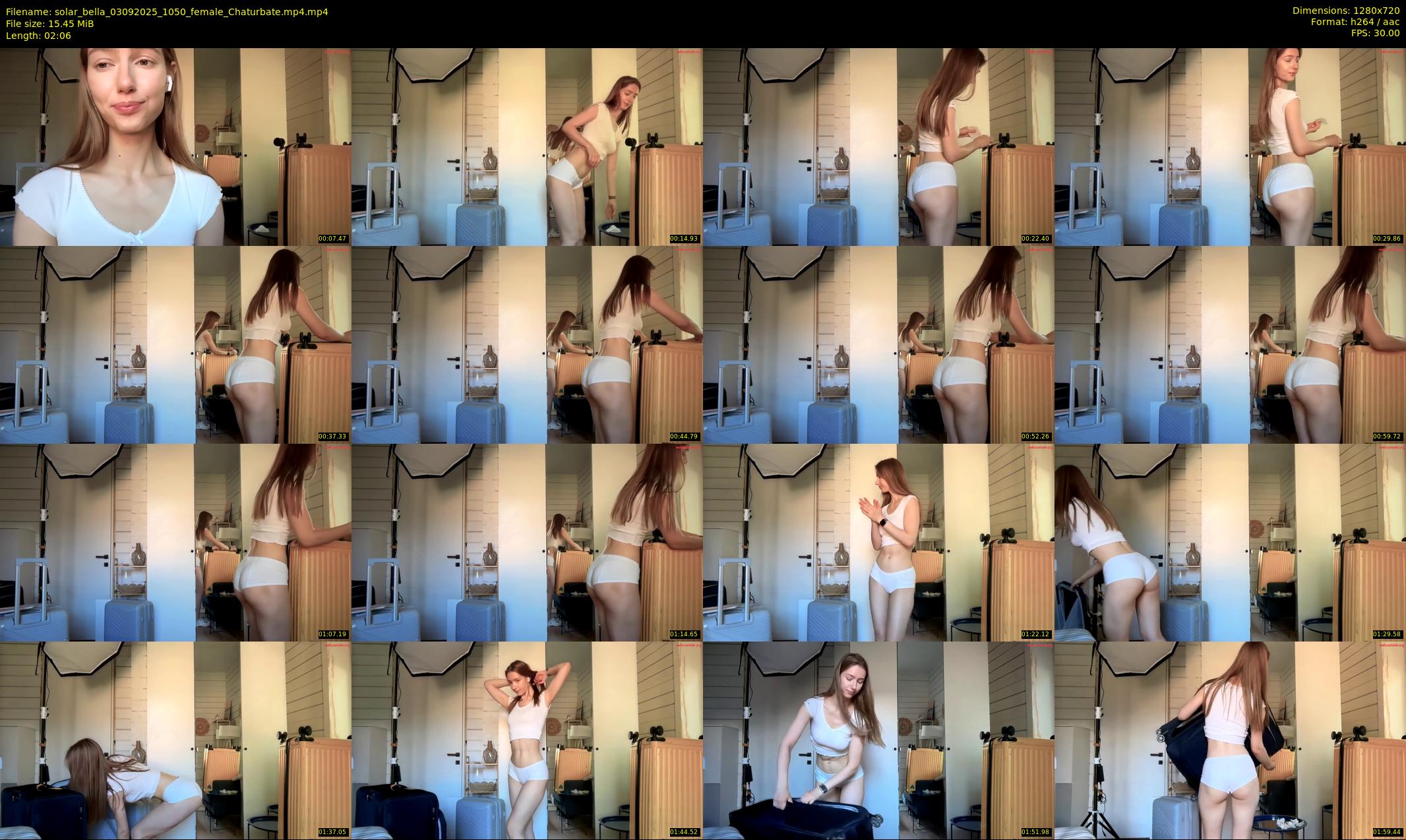 solar_bella — 3 minute Chaturbate female cam show recording, 720p, Sep 3, 2025