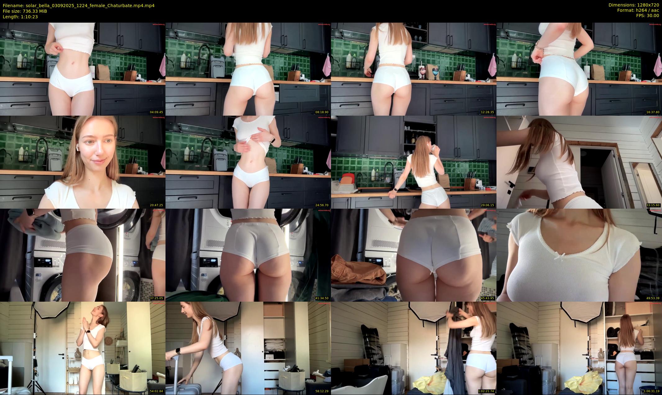 solar_bella — 71 minute Chaturbate female cam show recording, 720p, Sep 3, 2025