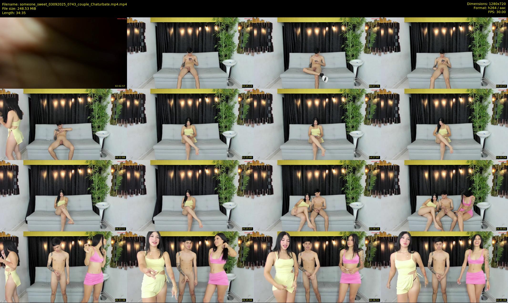 someone_sweet — 35 minute Chaturbate couple cam show recording, 720p, Sep 3, 2025