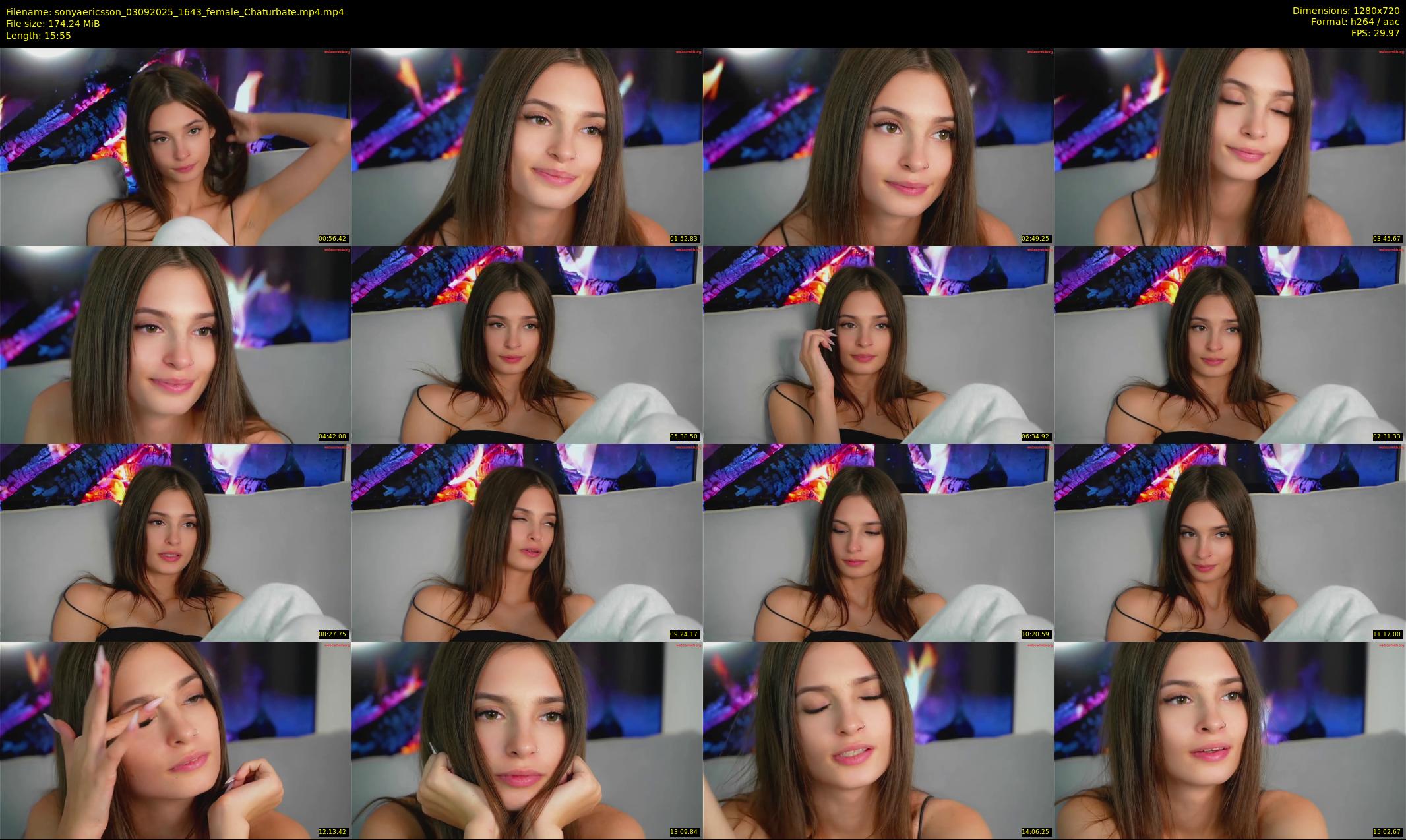 sonyaericsson — 16 minute Chaturbate female cam show recording, 720p, Sep 3, 2025
