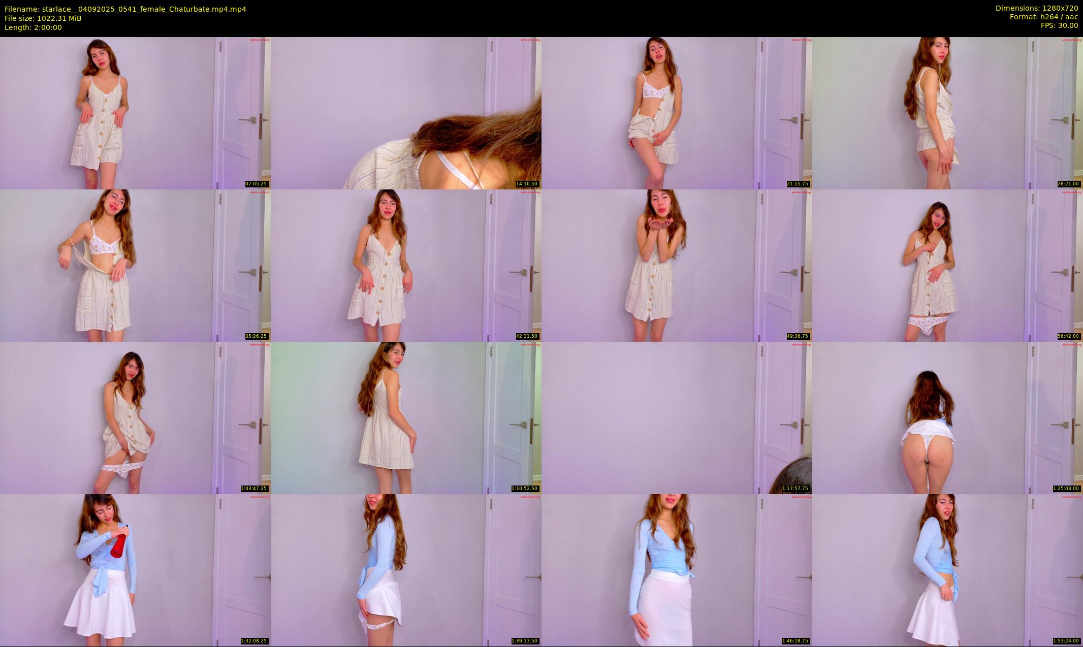 starlace_ — 120 minute Chaturbate female cam show recording, 720p, Sep 4, 2025