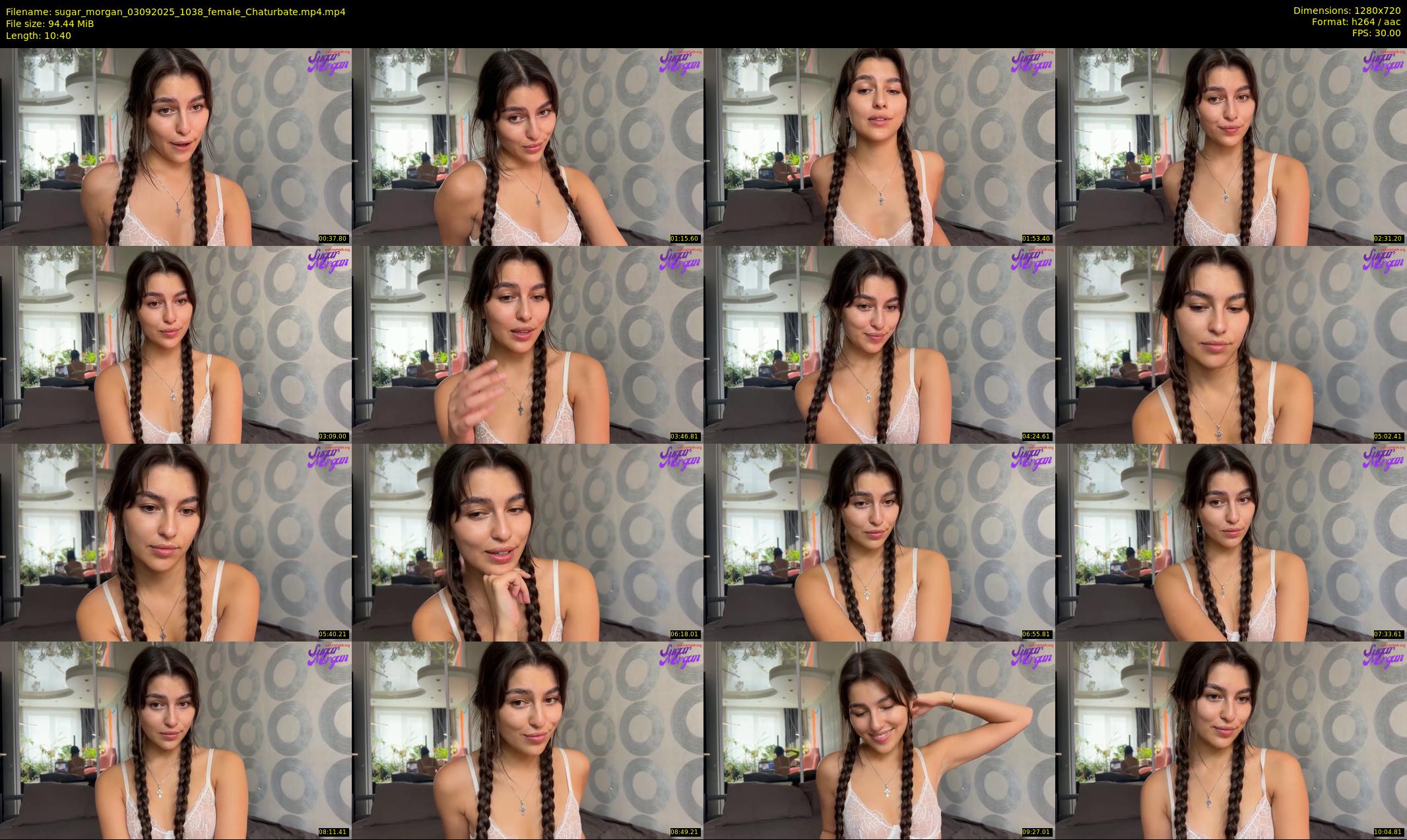 sugar_morgan — 11 minute Chaturbate female cam show recording, 720p, Sep 3, 2025