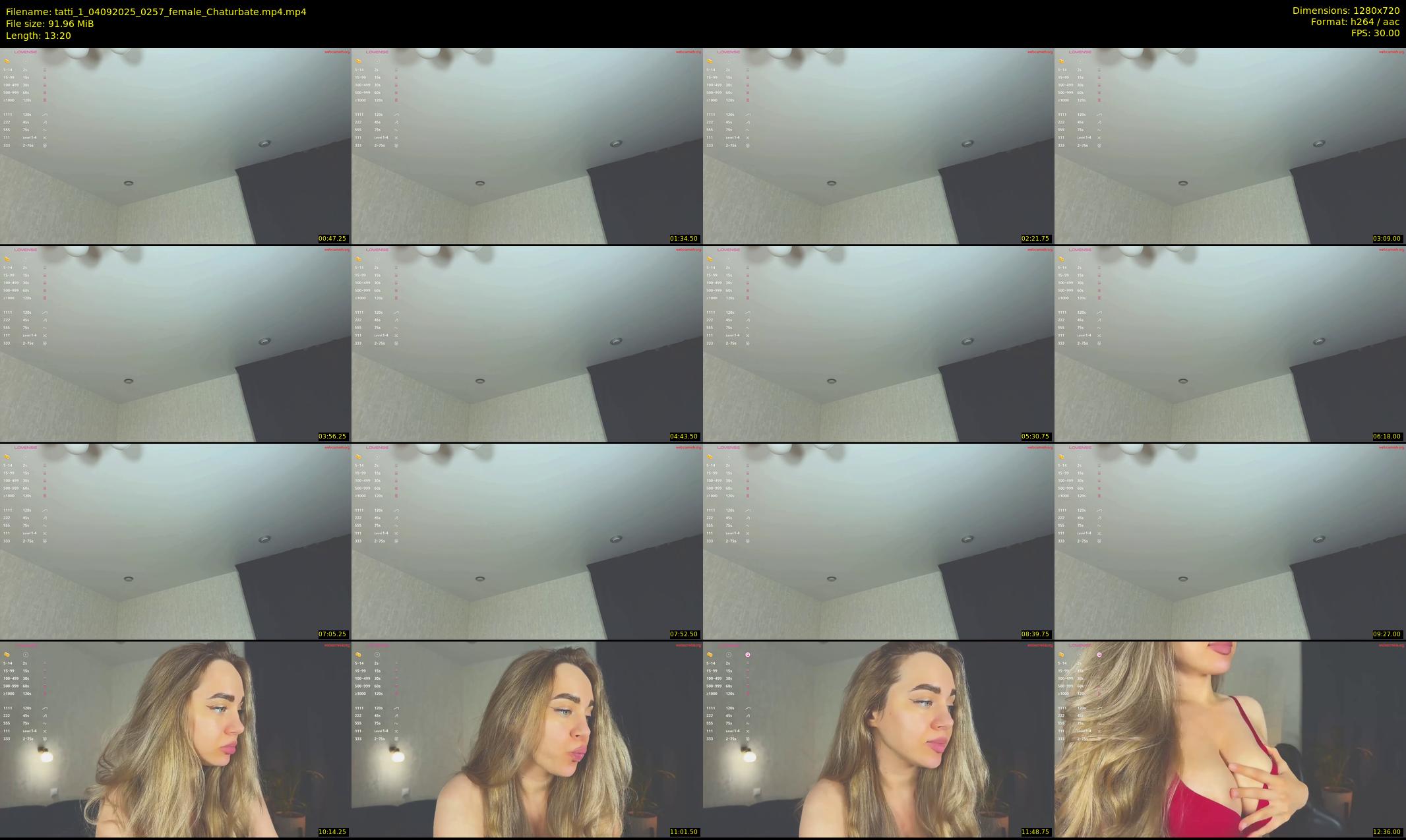tatti_1 — 14 minute Chaturbate female cam show recording, 720p, Sep 4, 2025